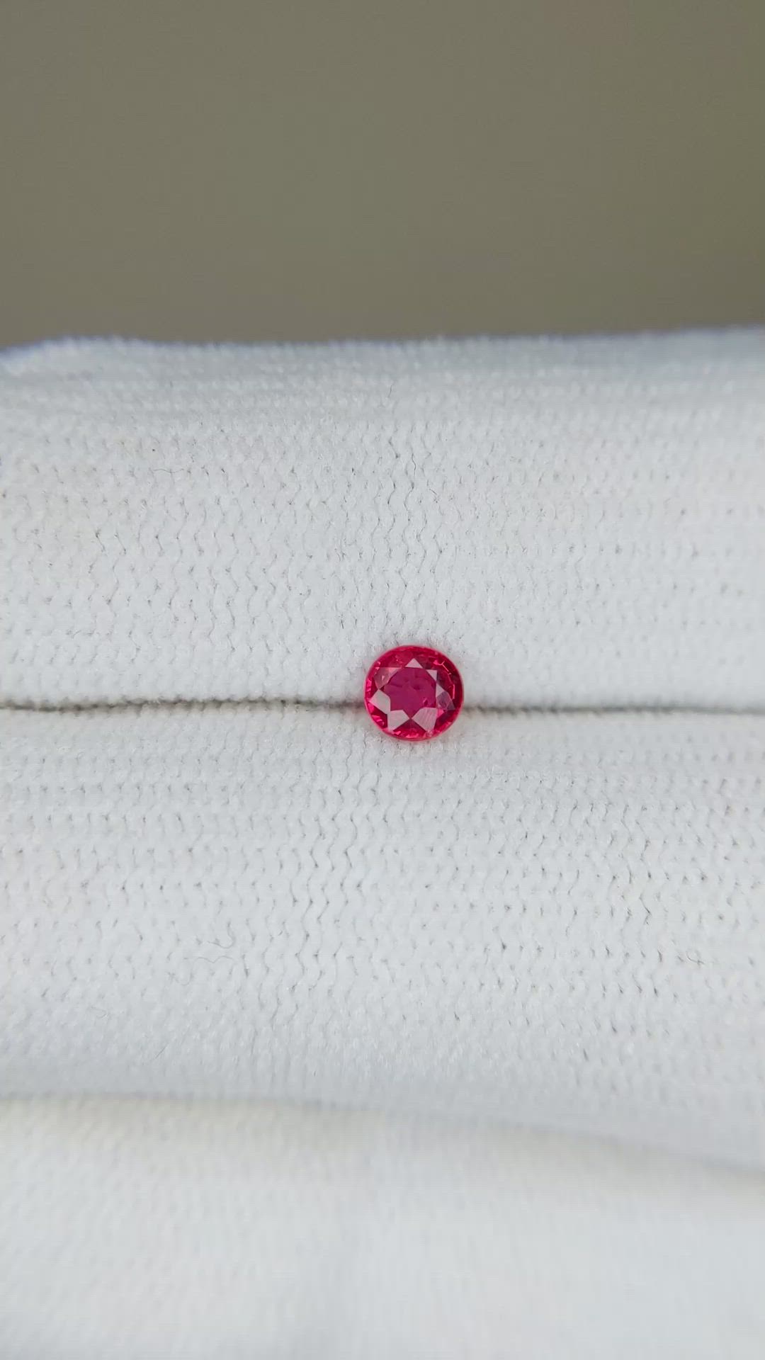 0.24 Ct. Ruby from Thailand Size Video