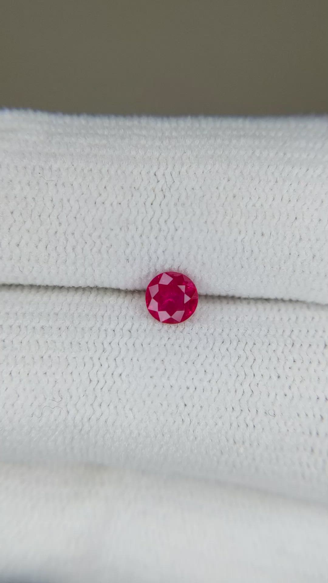 0.37 Ct. Ruby from Burma (Myanmar) Size Video
