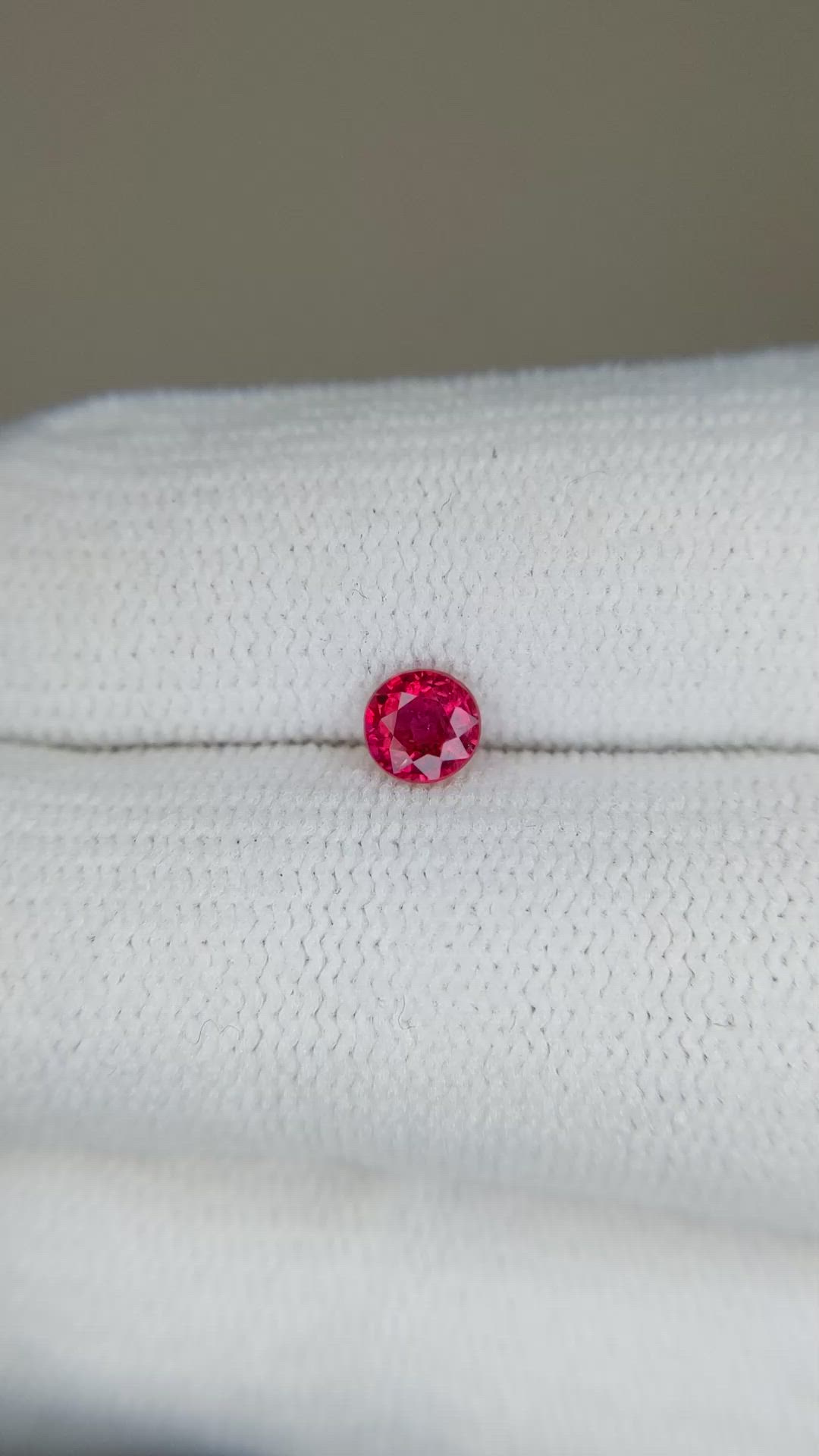 0.42 Ct. Ruby from Thailand Size Video