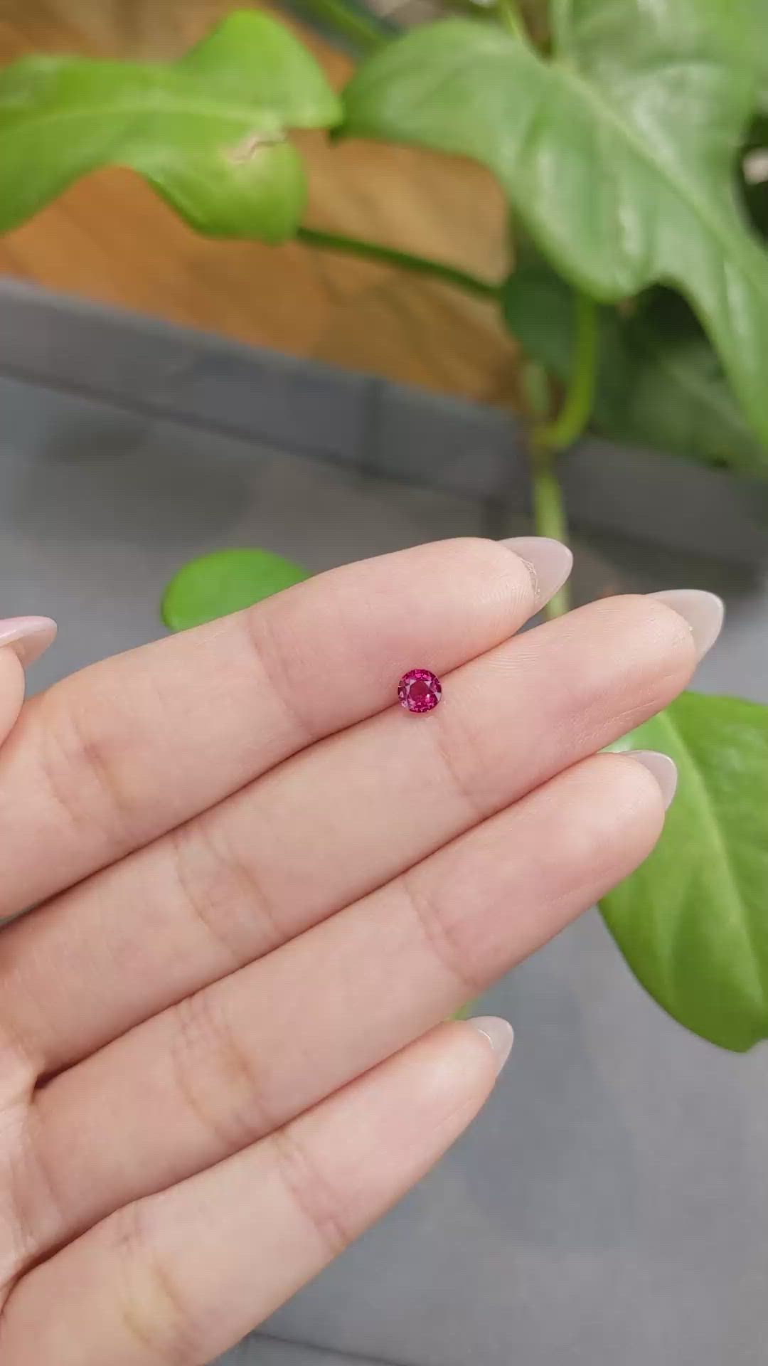 0.30 Ct. Ruby from Thailand Size Video