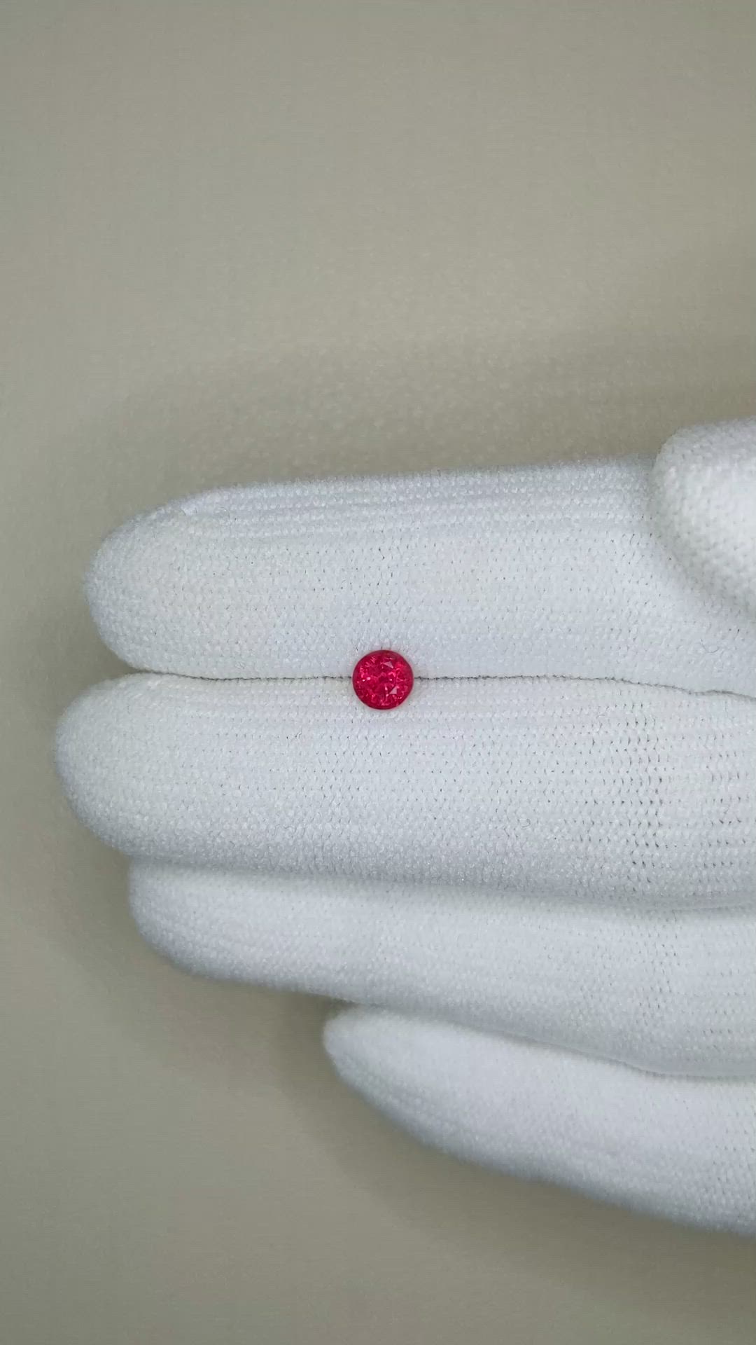 0.41 Ct. Ruby from Thailand Size Video