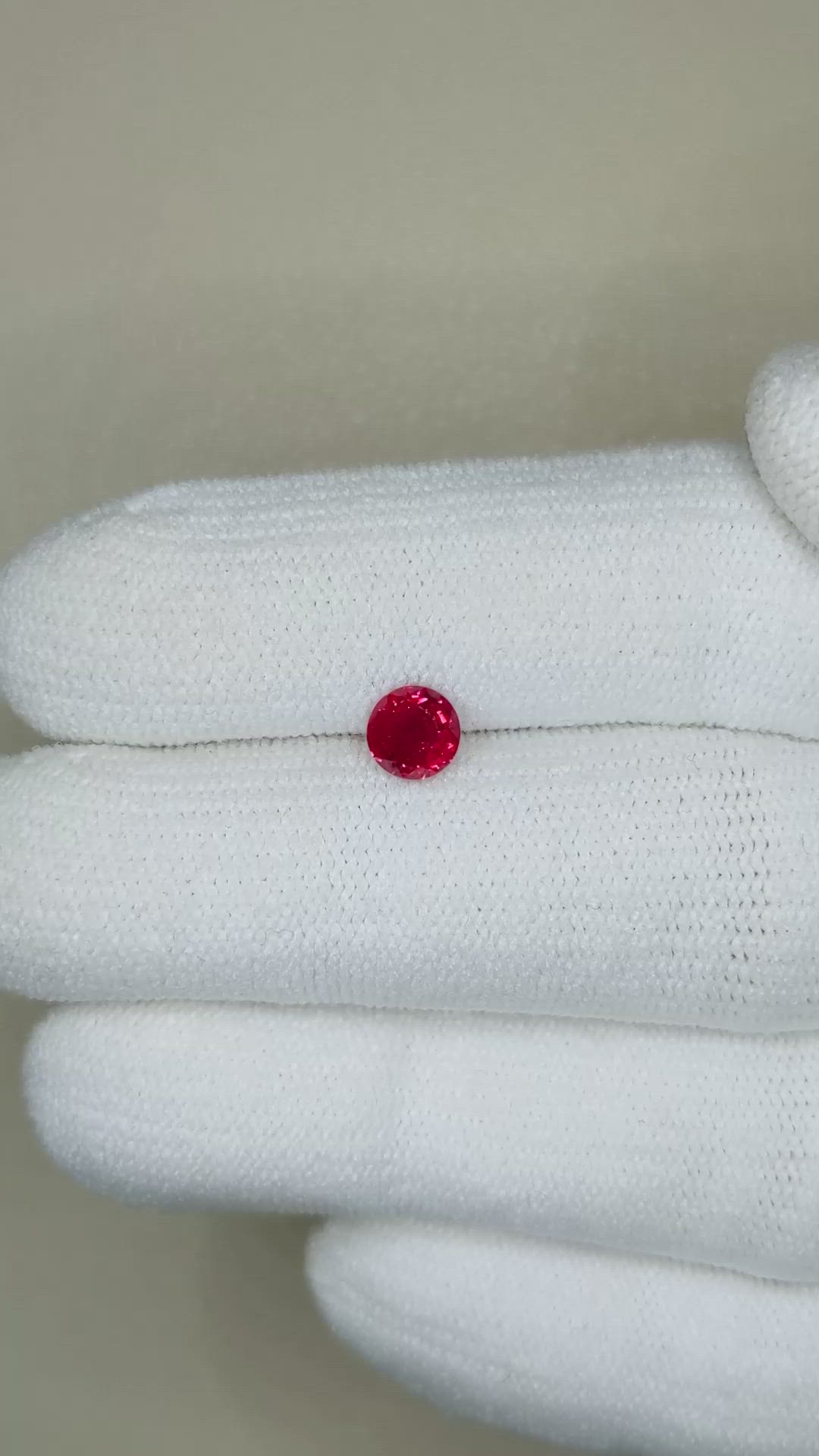 0.61 Ct. Ruby from Thailand Size Video