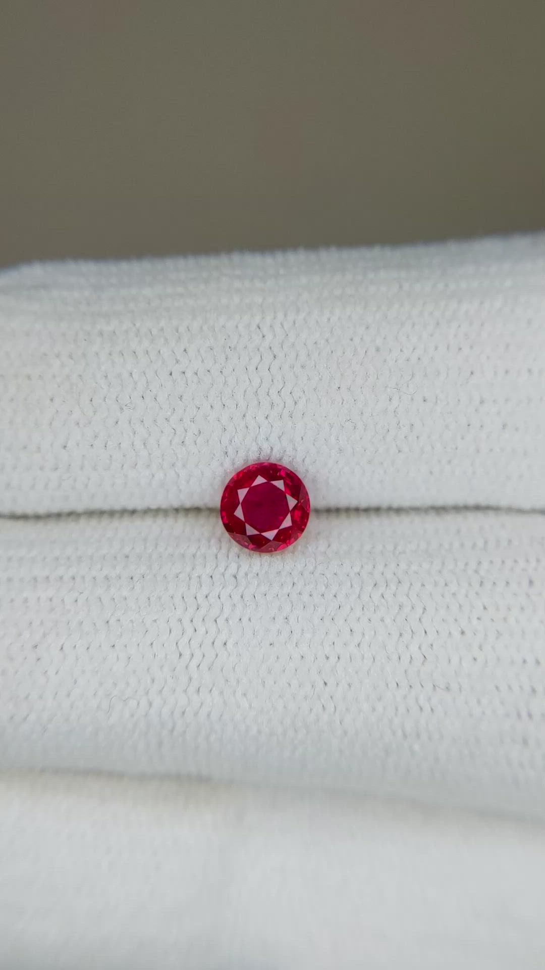 0.61 Ct. Ruby from Thailand Size Video