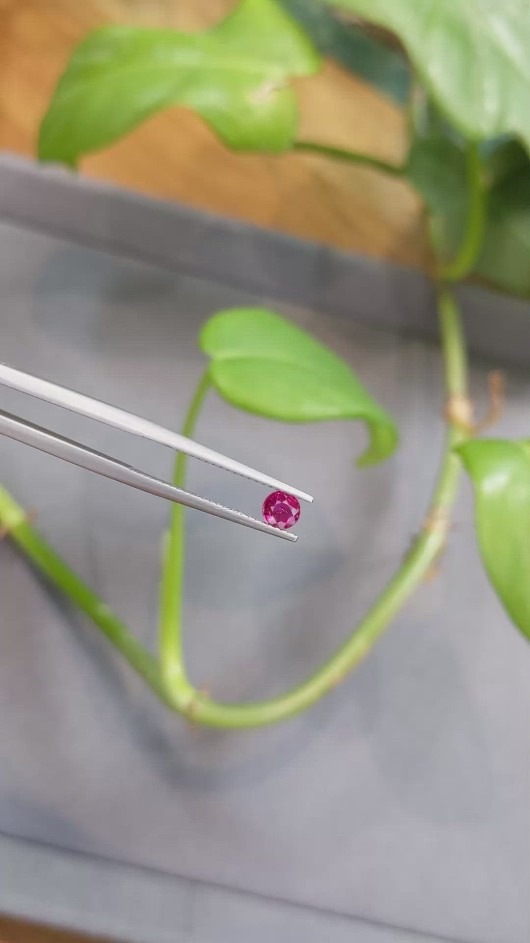 0.40 Ct. Ruby from Thailand Size Video
