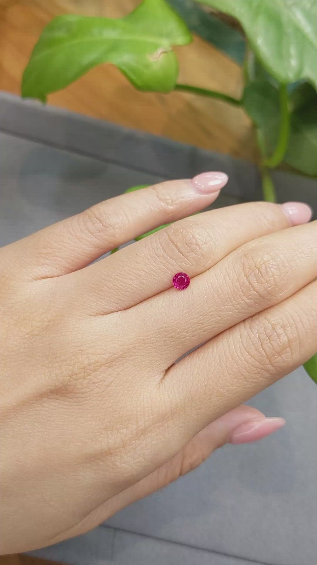 0.40 Ct. Ruby from Thailand Size Video