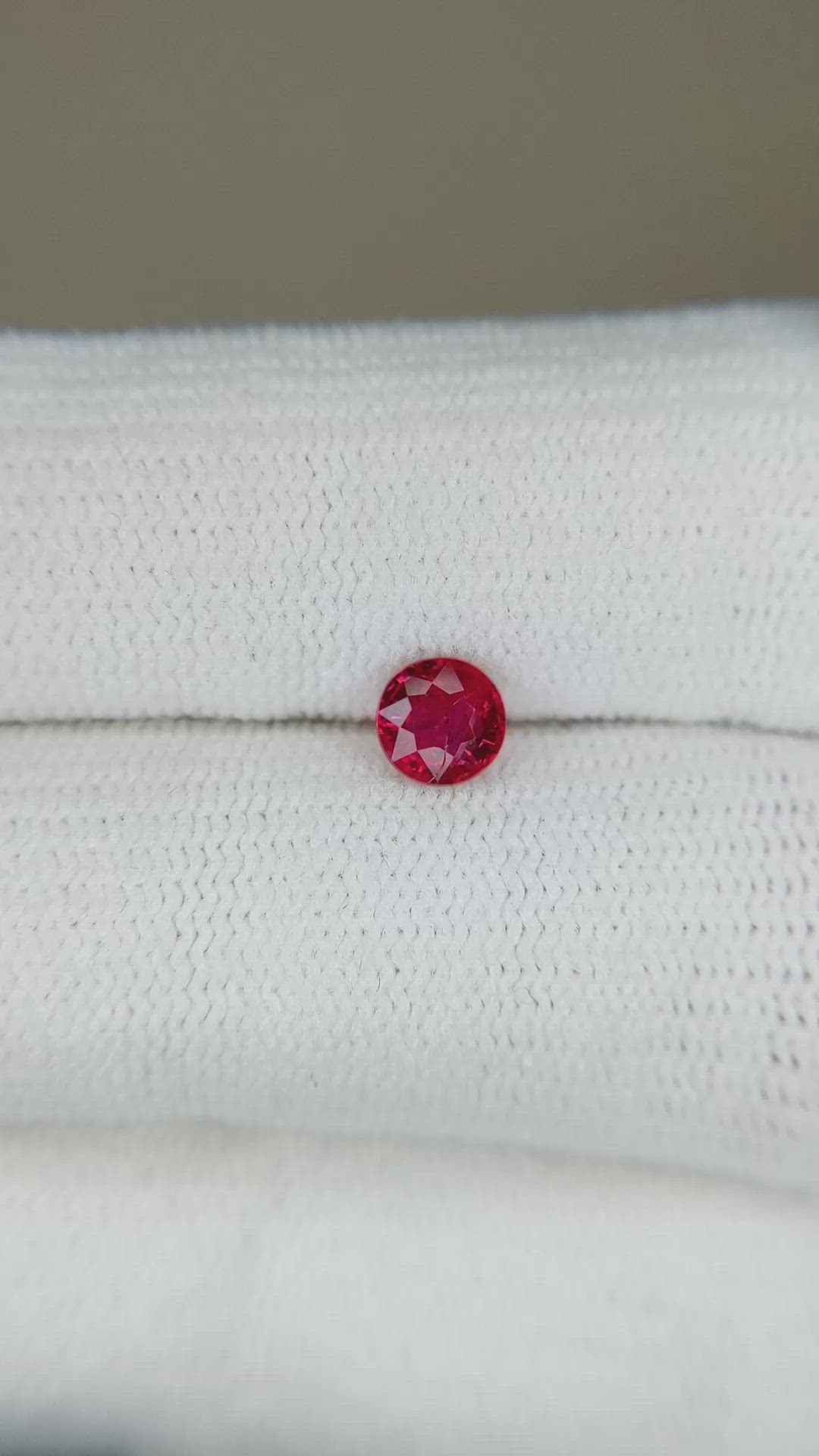 0.54 Ct. Ruby from Thailand Size Video