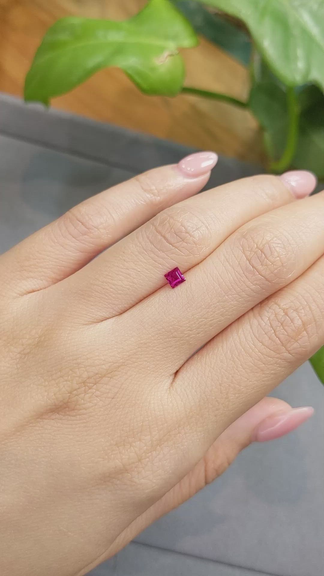 0.28 Ct. Ruby from Mozambique Size Video