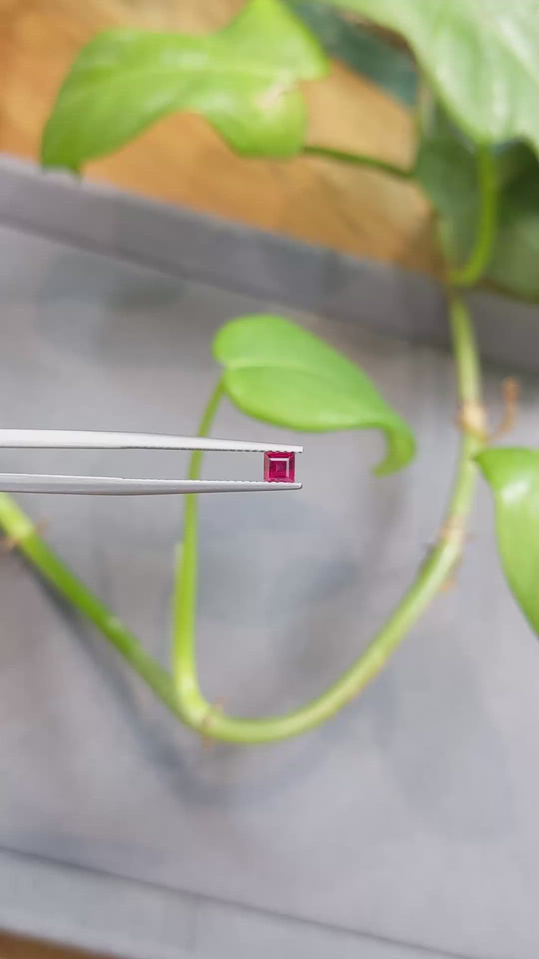 0.28 Ct. Ruby from Mozambique Size Video