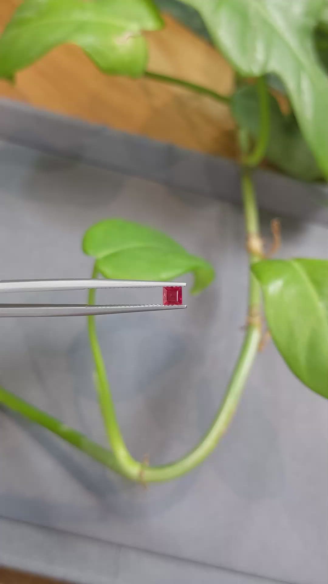 0.45 Ct. Ruby from Mozambique Size Video