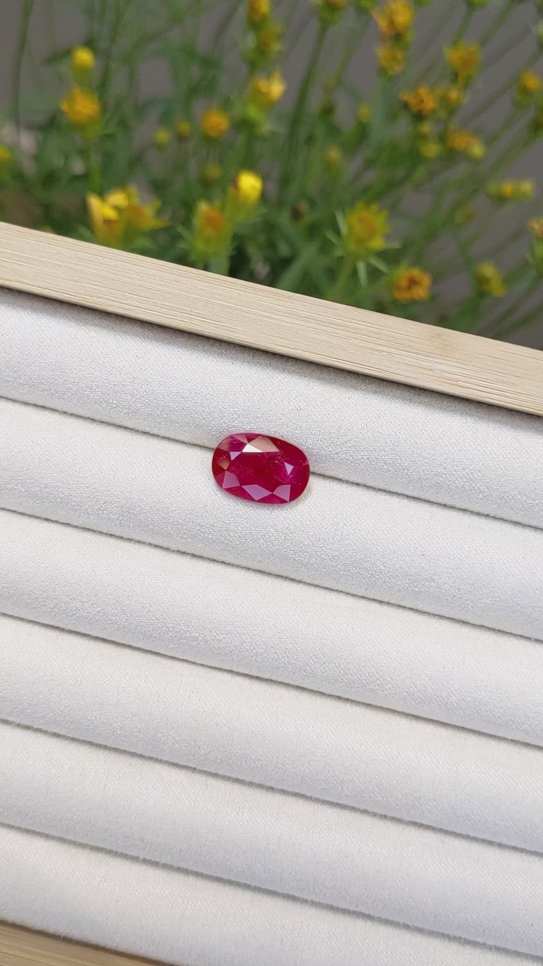 5.71 Ct. Ruby from Mozambique Size Video