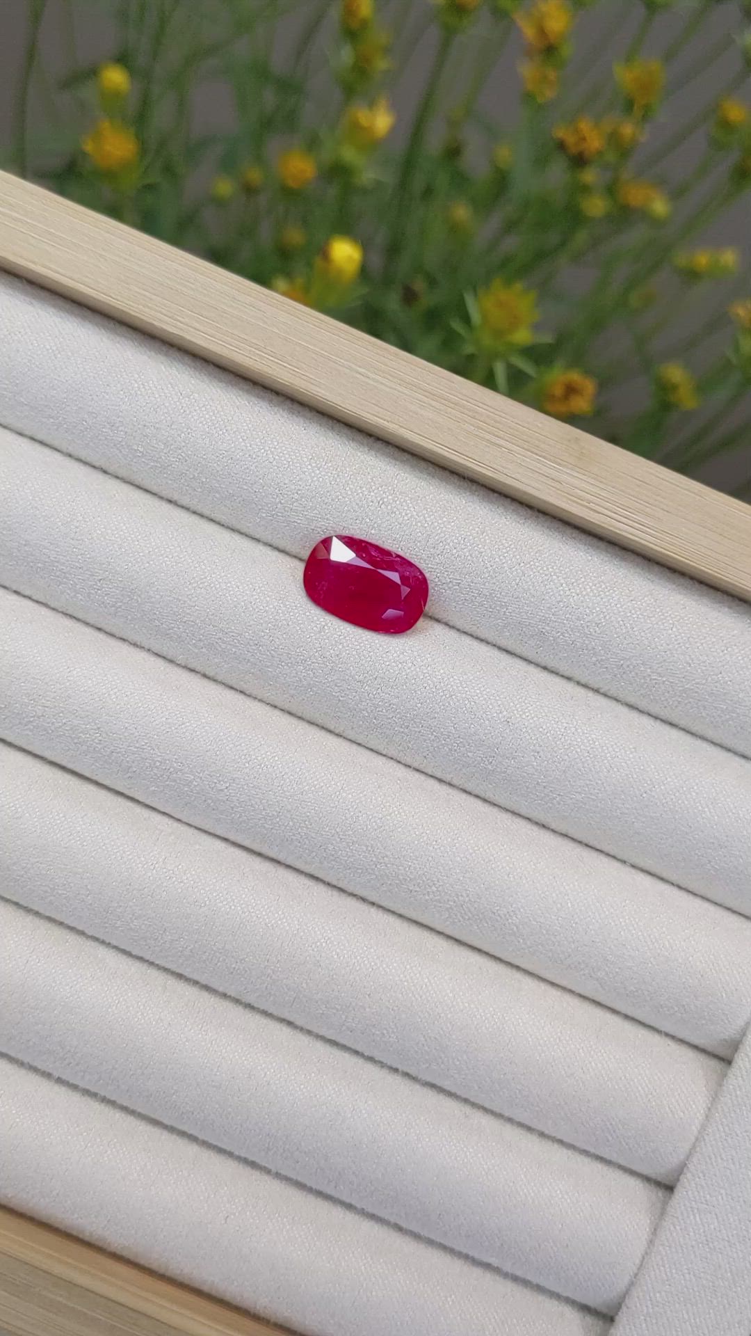 4.66 Ct. Ruby from Mozambique Size Video