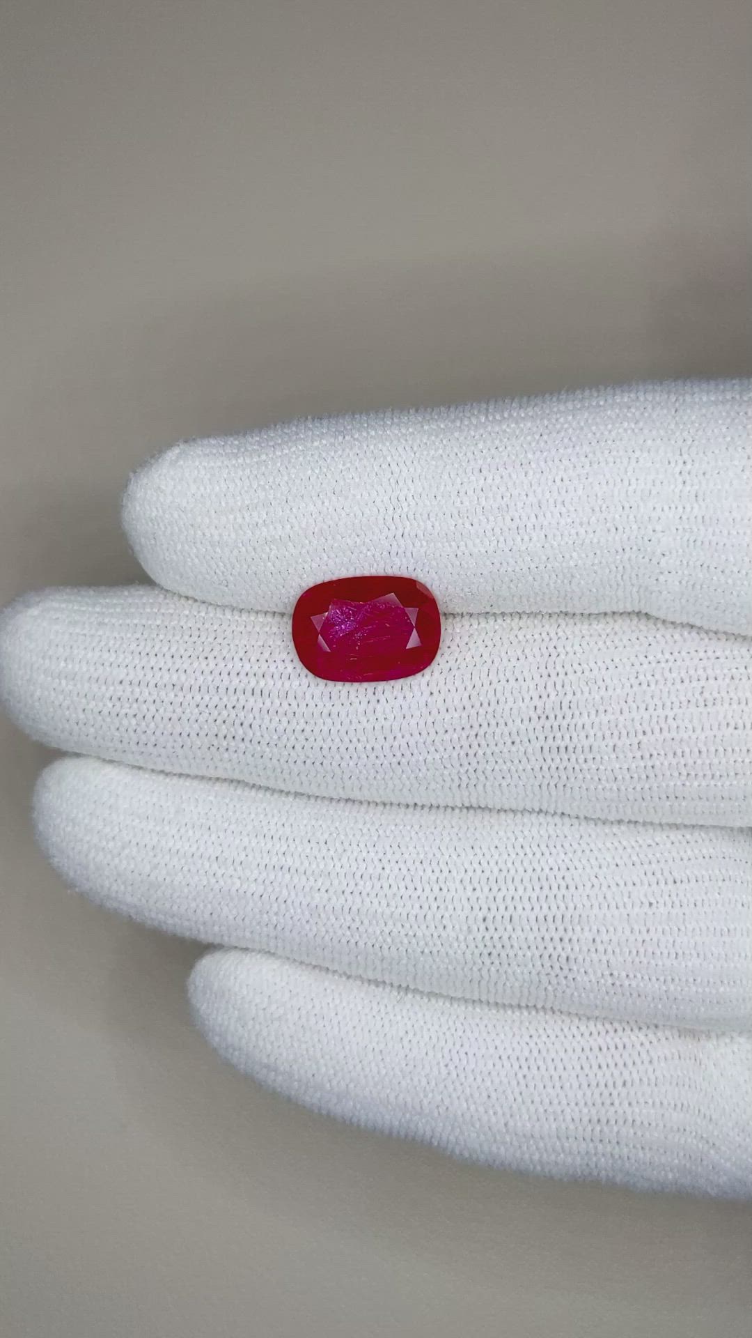 3.94 Ct. Ruby from Mozambique Size Video