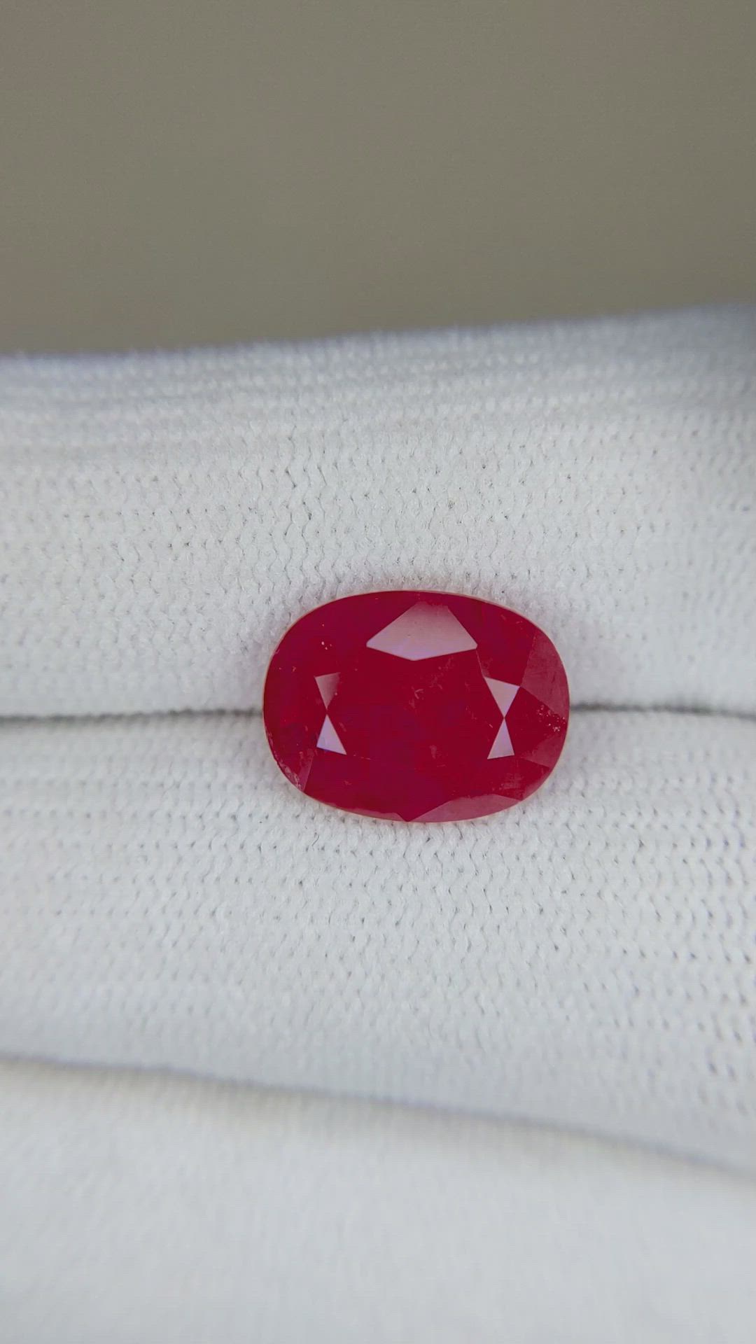 4.35 Ct. Ruby from Mozambique Size Video