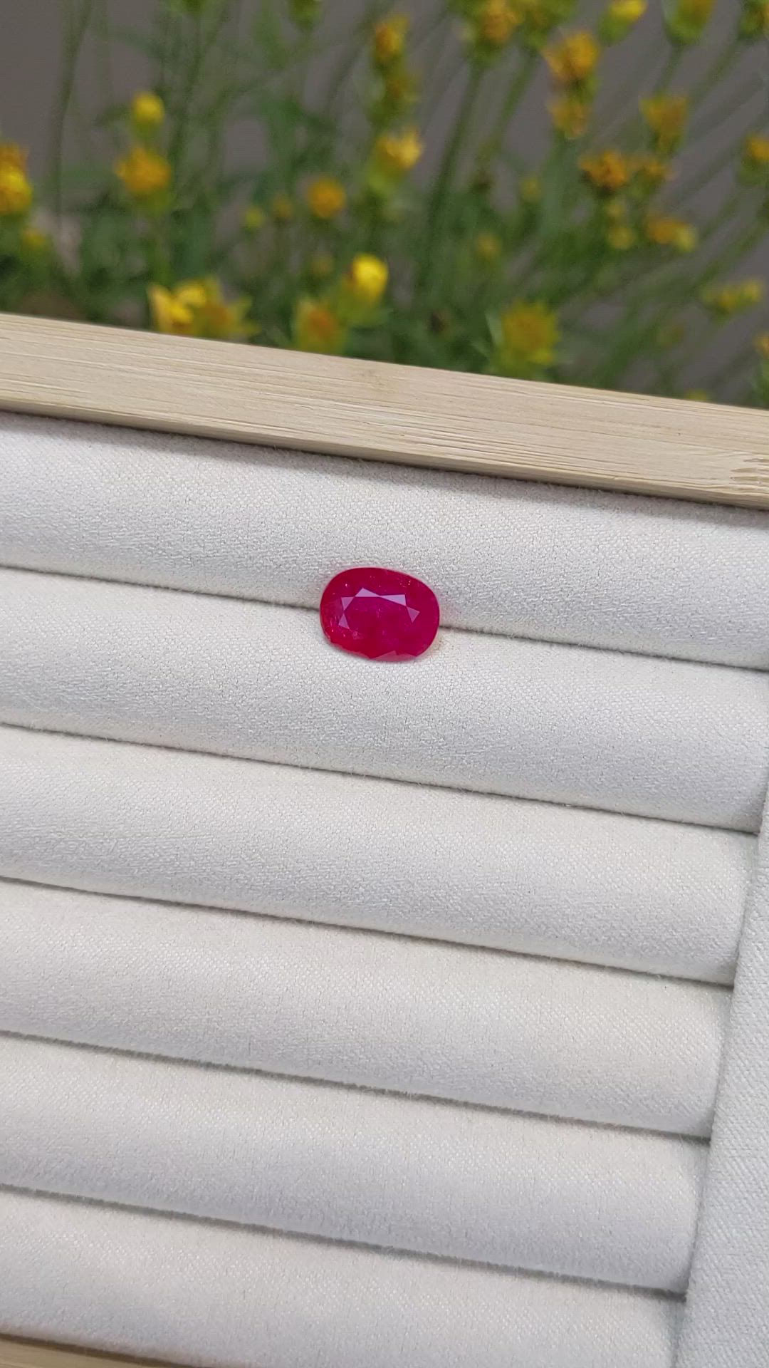 4.35 Ct. Ruby from Mozambique Size Video
