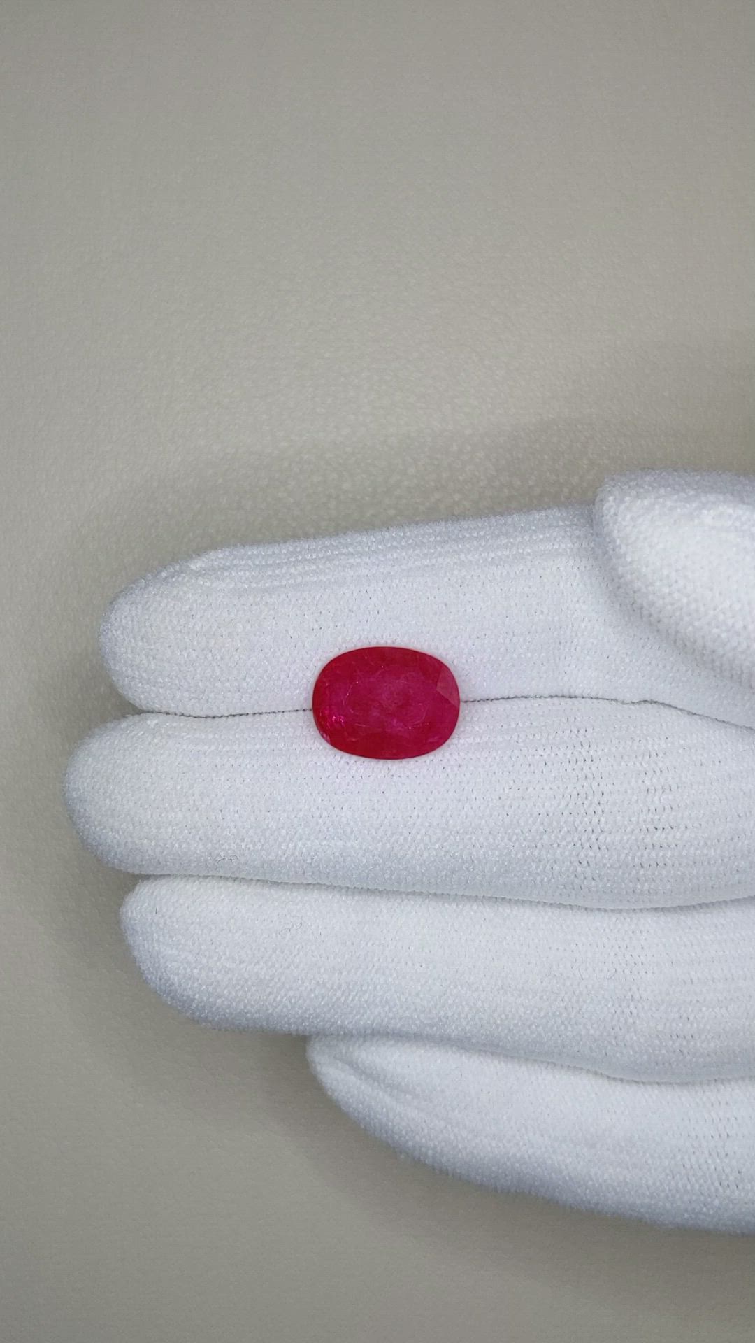 4.35 Ct. Ruby from Mozambique Size Video