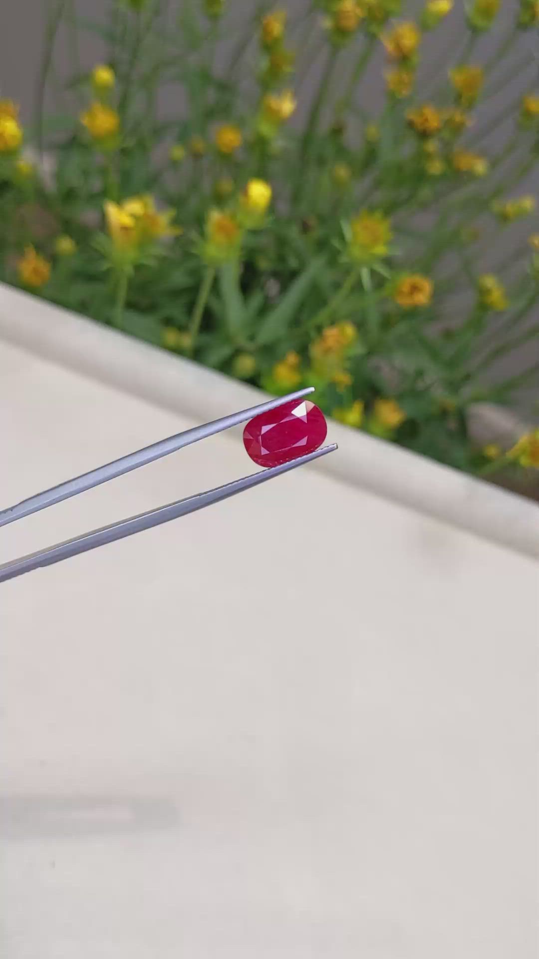 4.95 Ct. Ruby from Mozambique Size Video