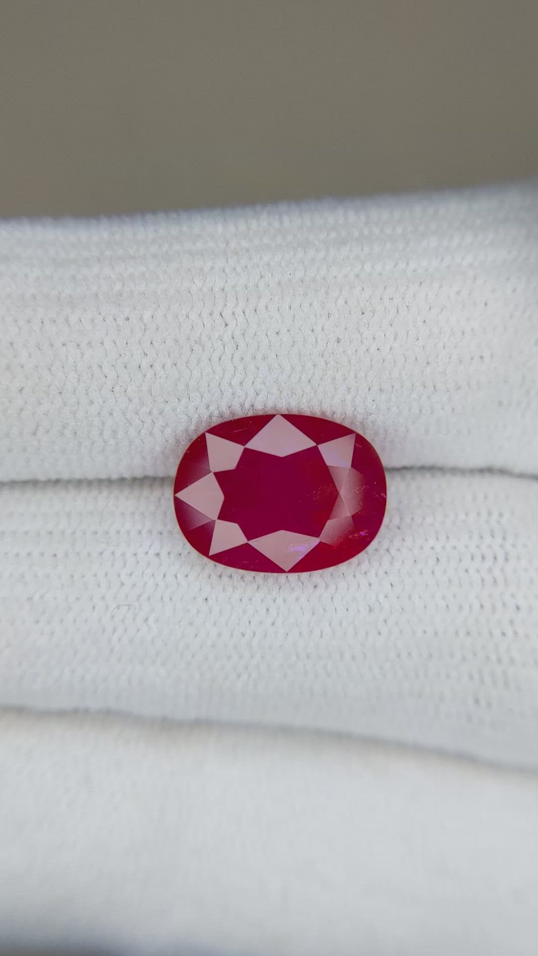 3.80 Ct. Ruby from Mozambique Size Video