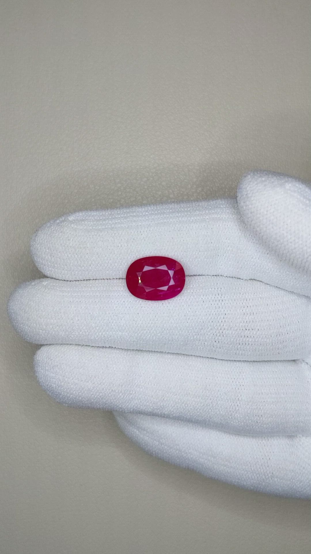 3.80 Ct. Ruby from Mozambique Size Video