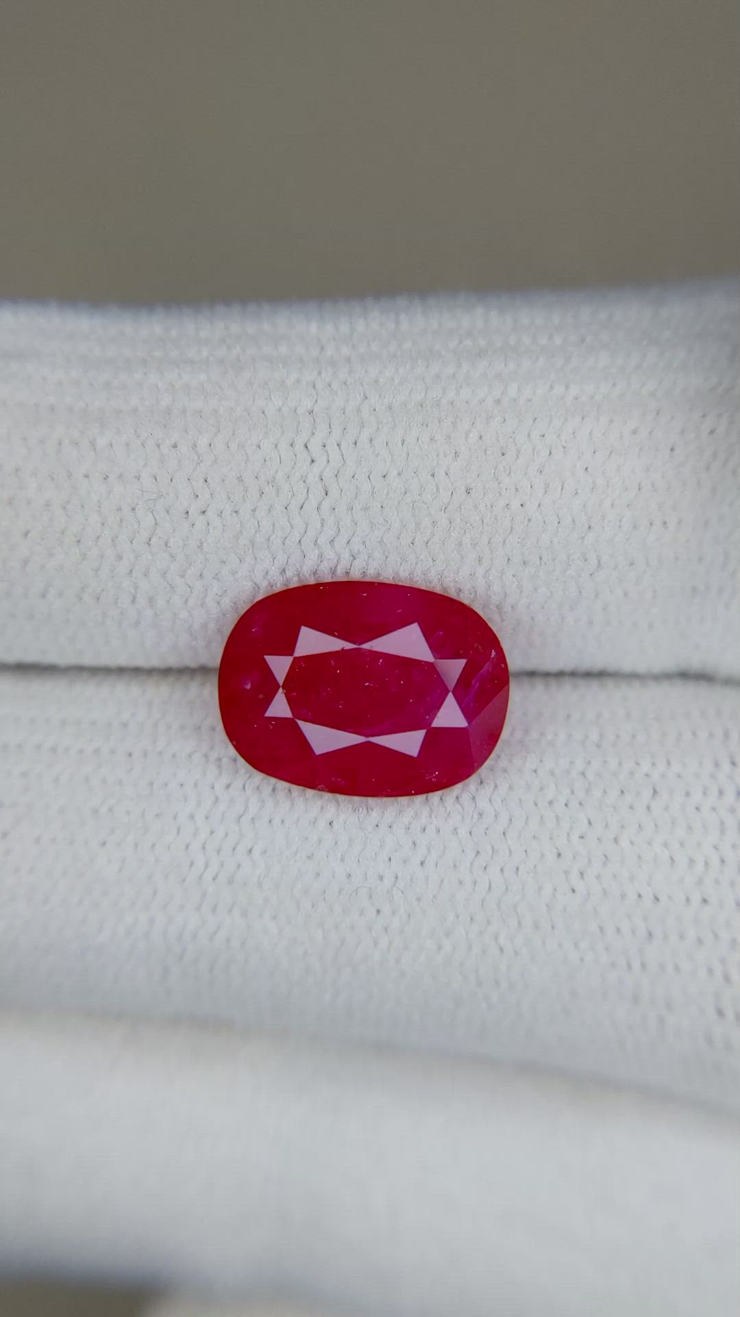 3.82 Ct. Ruby from Mozambique Size Video