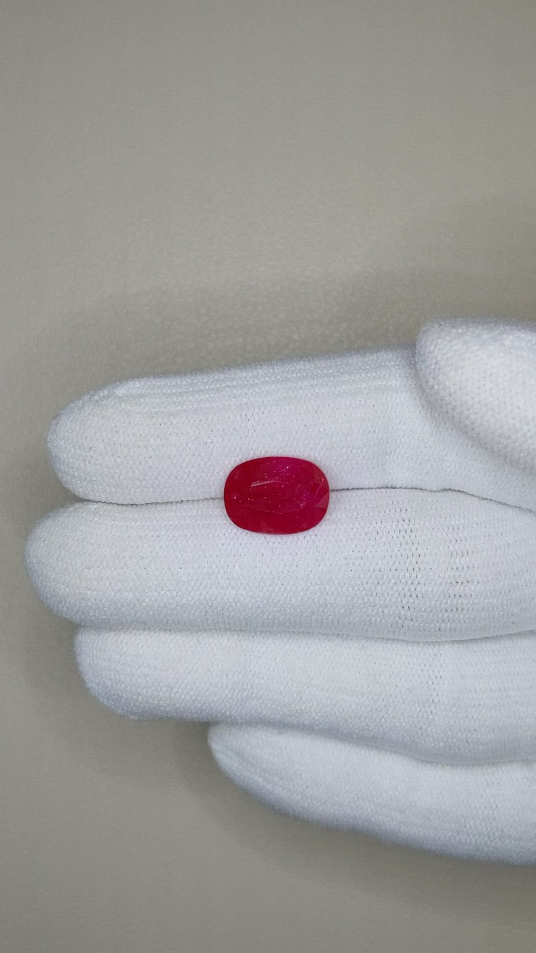 3.82 Ct. Ruby from Mozambique Size Video