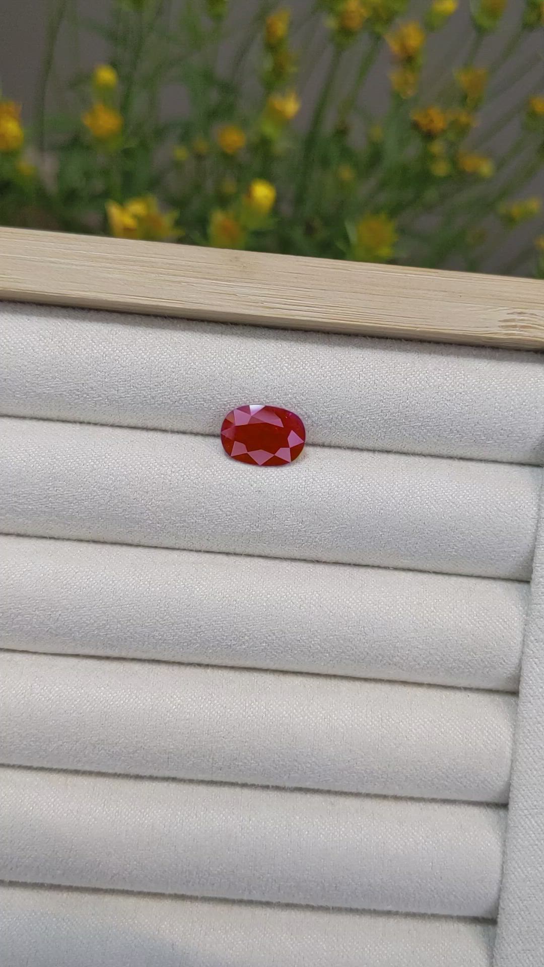 3.00 Ct. Ruby from Mozambique Size Video