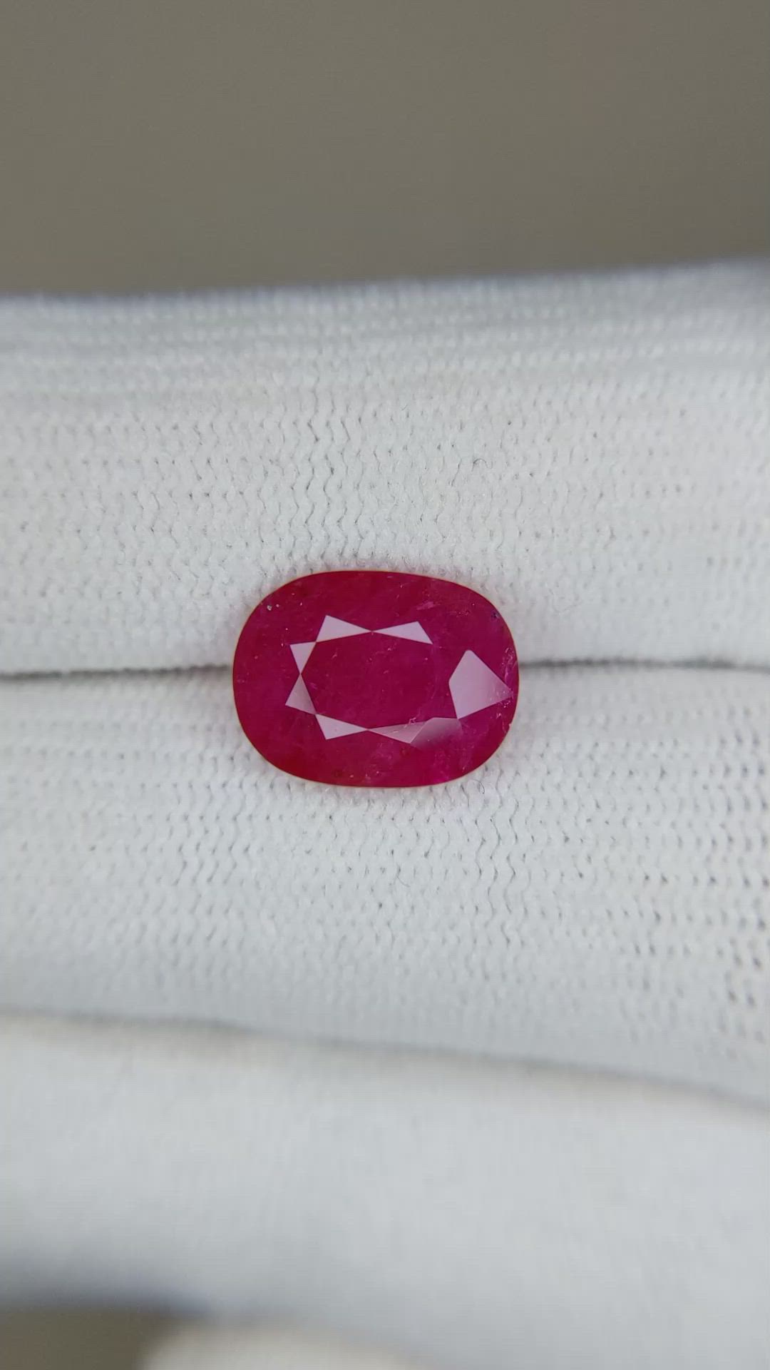 3.52 Ct. Ruby from Mozambique Size Video