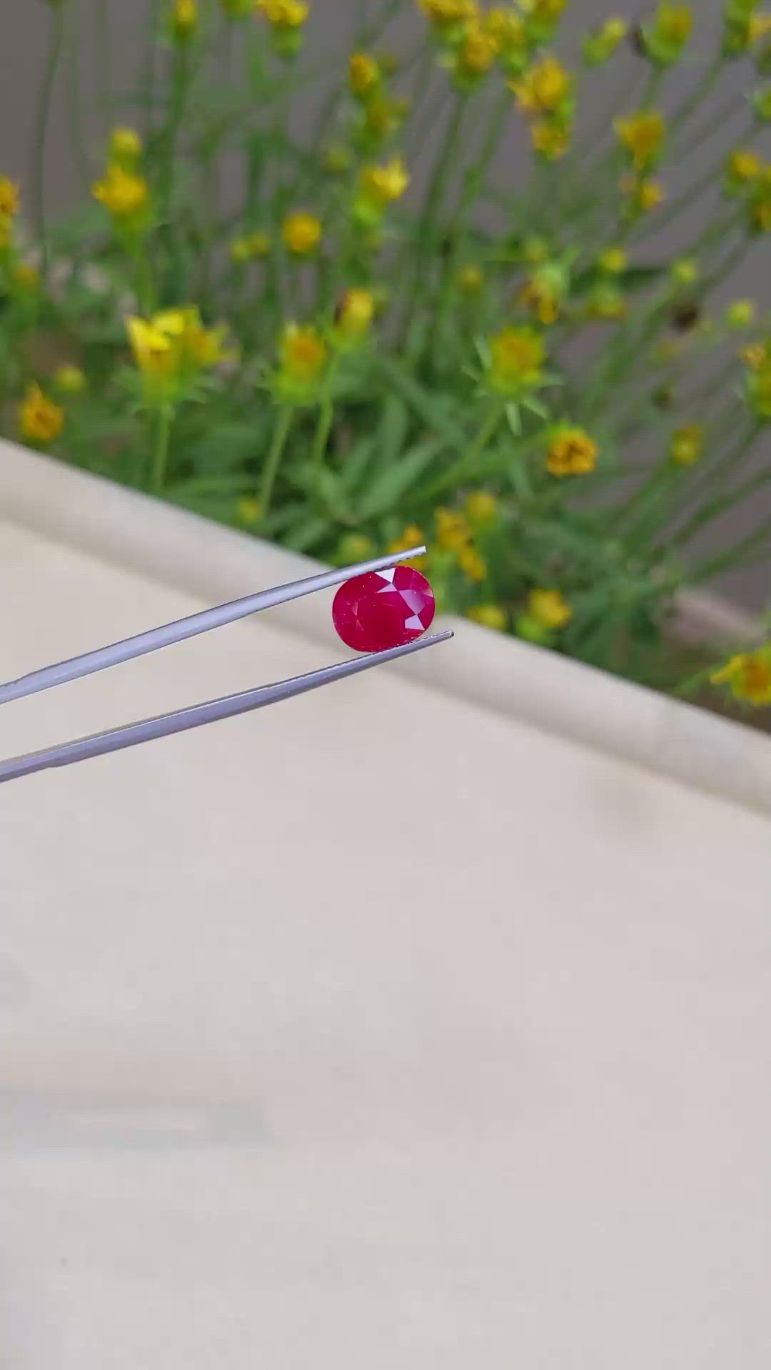 4.10 Ct. Ruby from Mozambique Size Video