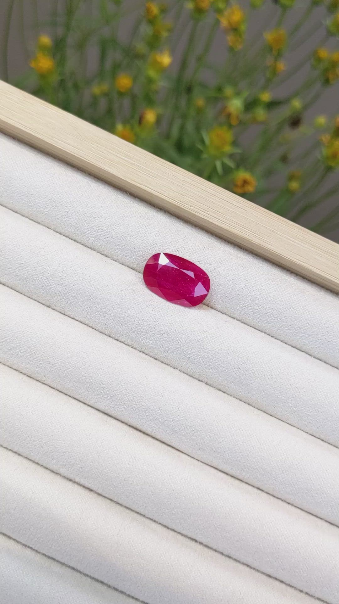 6.20 Ct. Ruby from Mozambique Size Video