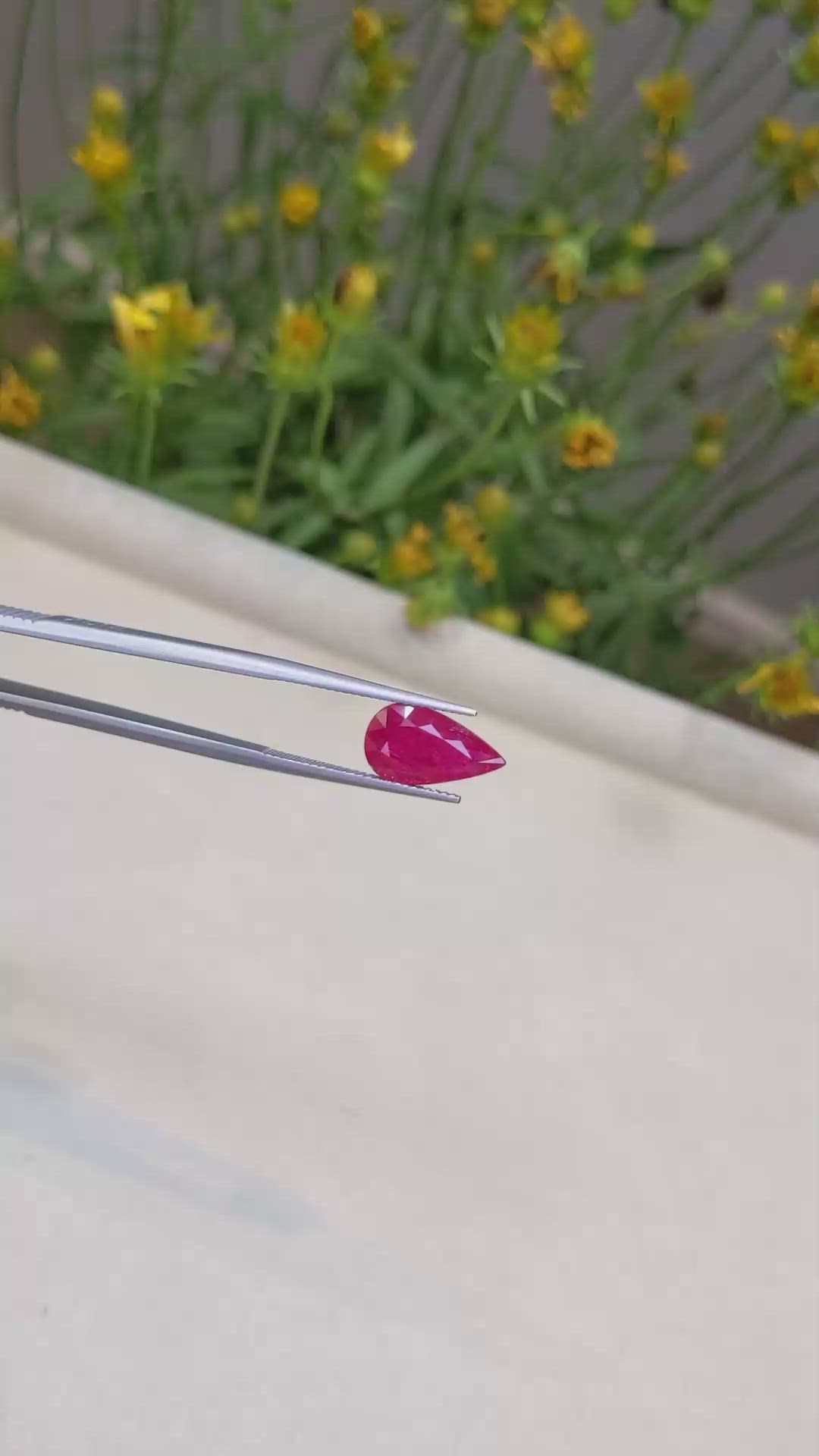 4.55 Ct. Ruby from Mozambique Size Video