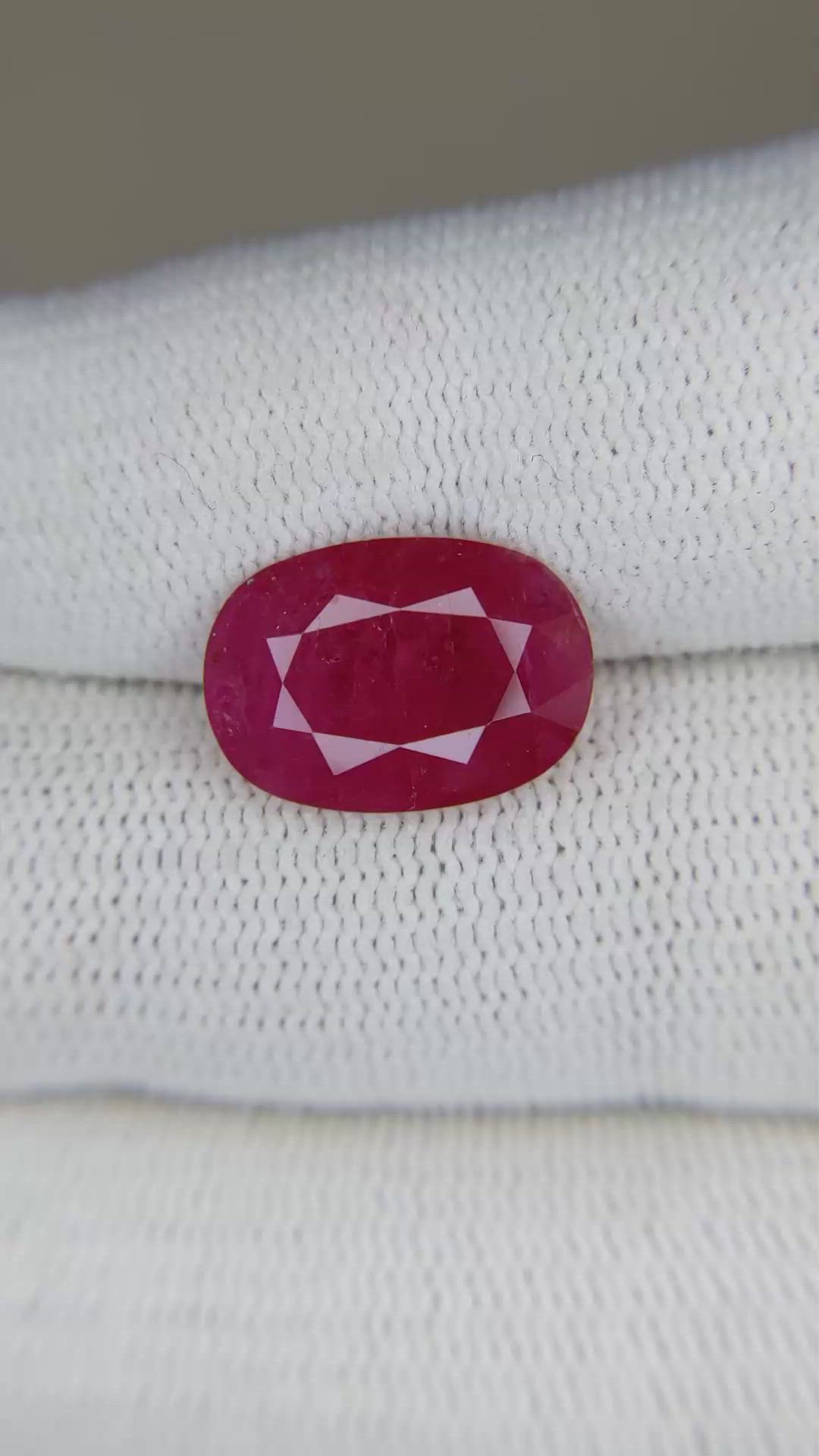 6.13 Ct. Ruby from Mozambique Size Video