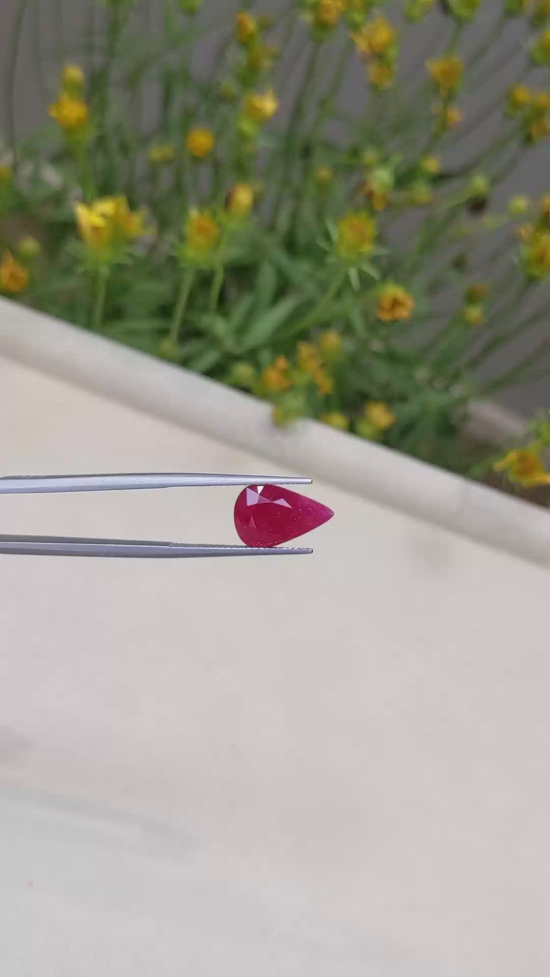 4.90 Ct. Ruby from Mozambique Size Video