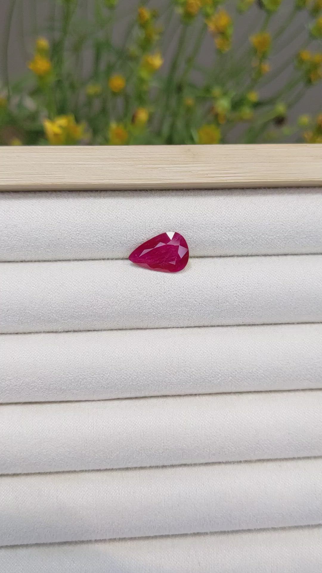 3.67 Ct. Ruby from Mozambique Size Video