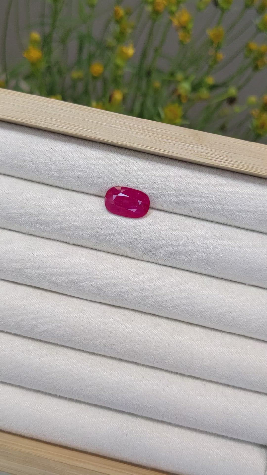 5.32 Ct. Ruby from Mozambique Size Video