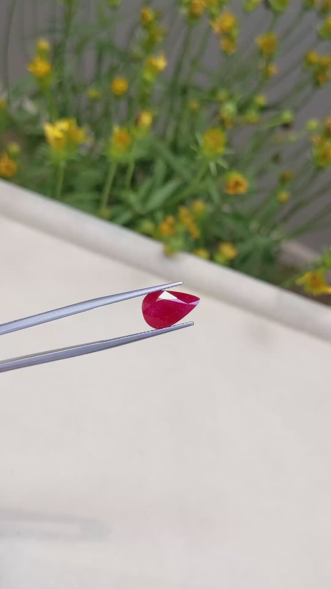 4.10 Ct. Ruby from Mozambique Size Video
