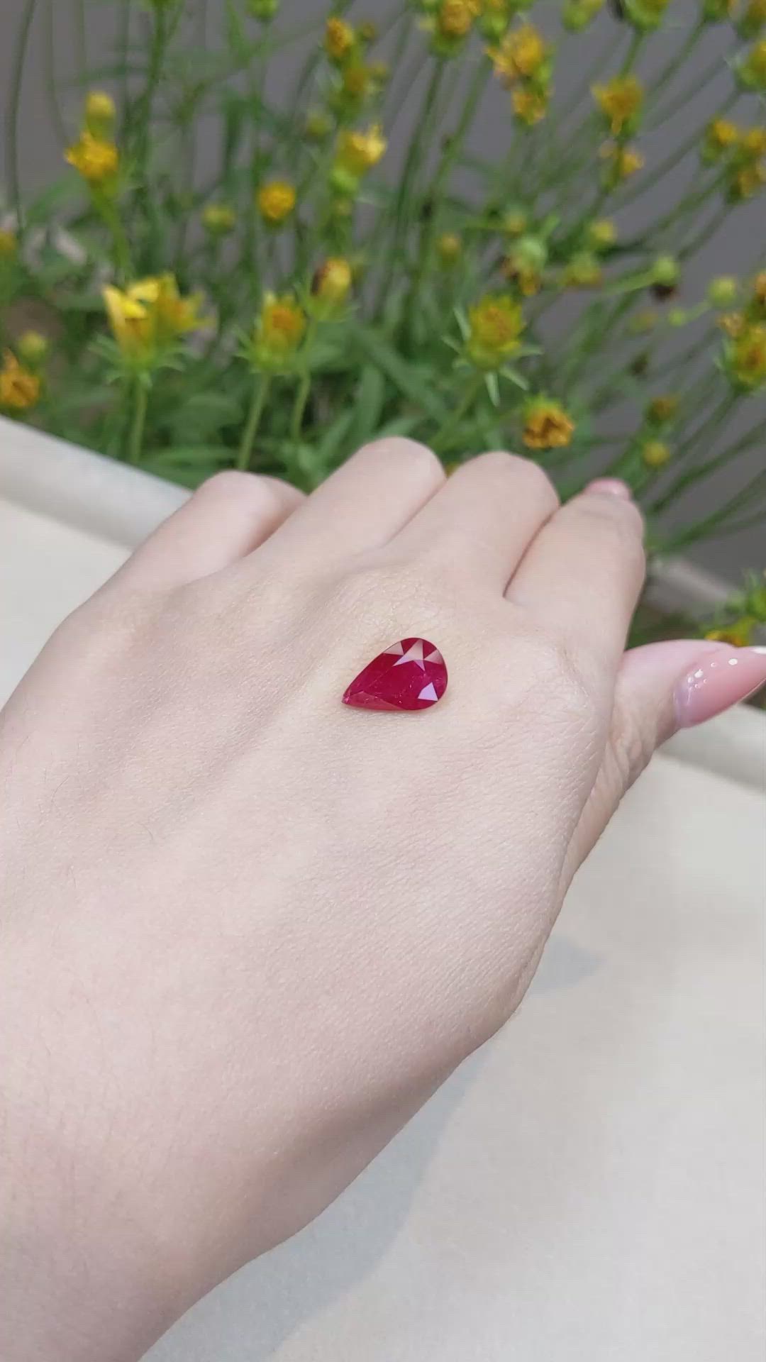 4.10 Ct. Ruby from Mozambique Size Video