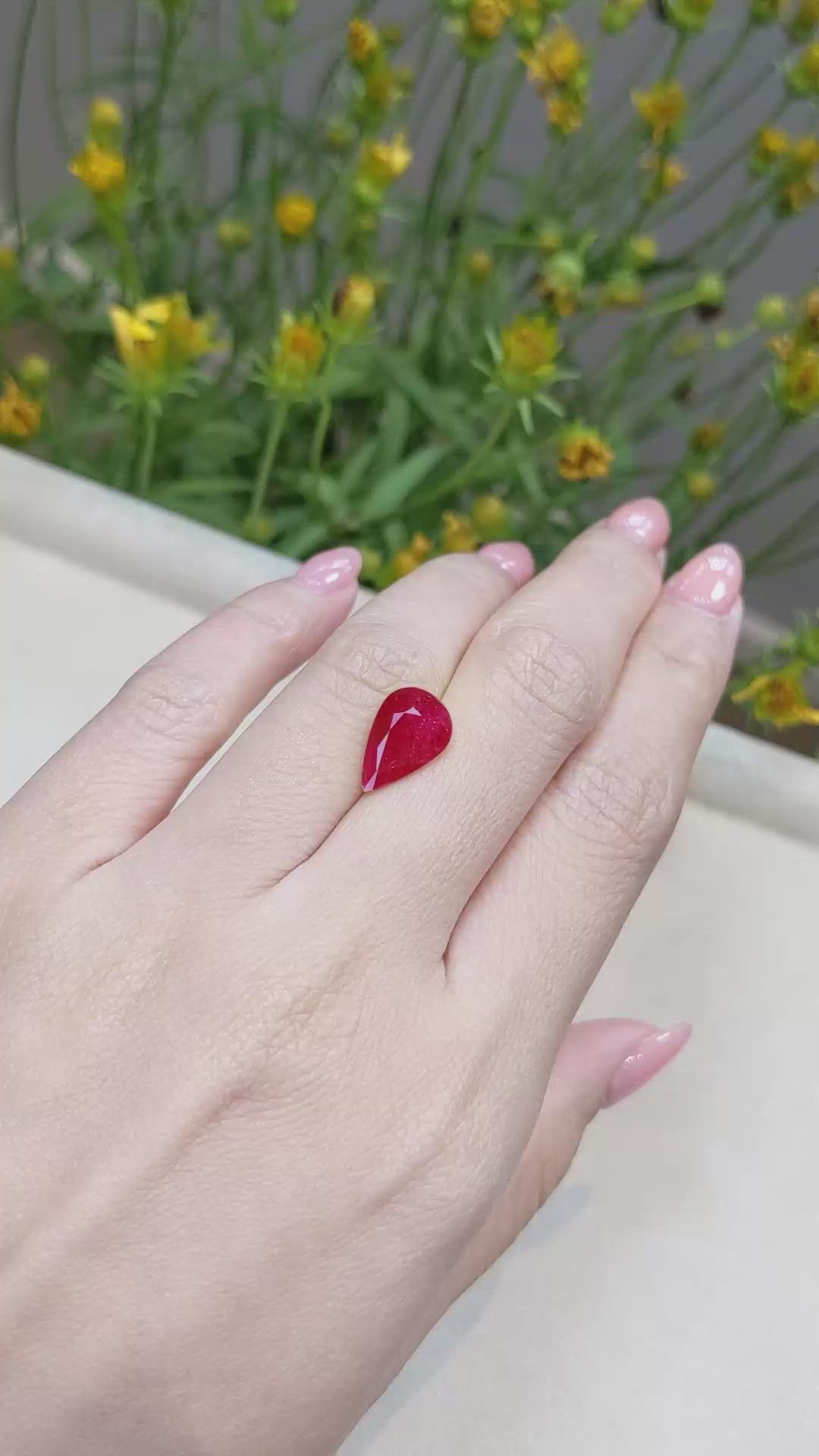 4.10 Ct. Ruby from Mozambique Size Video