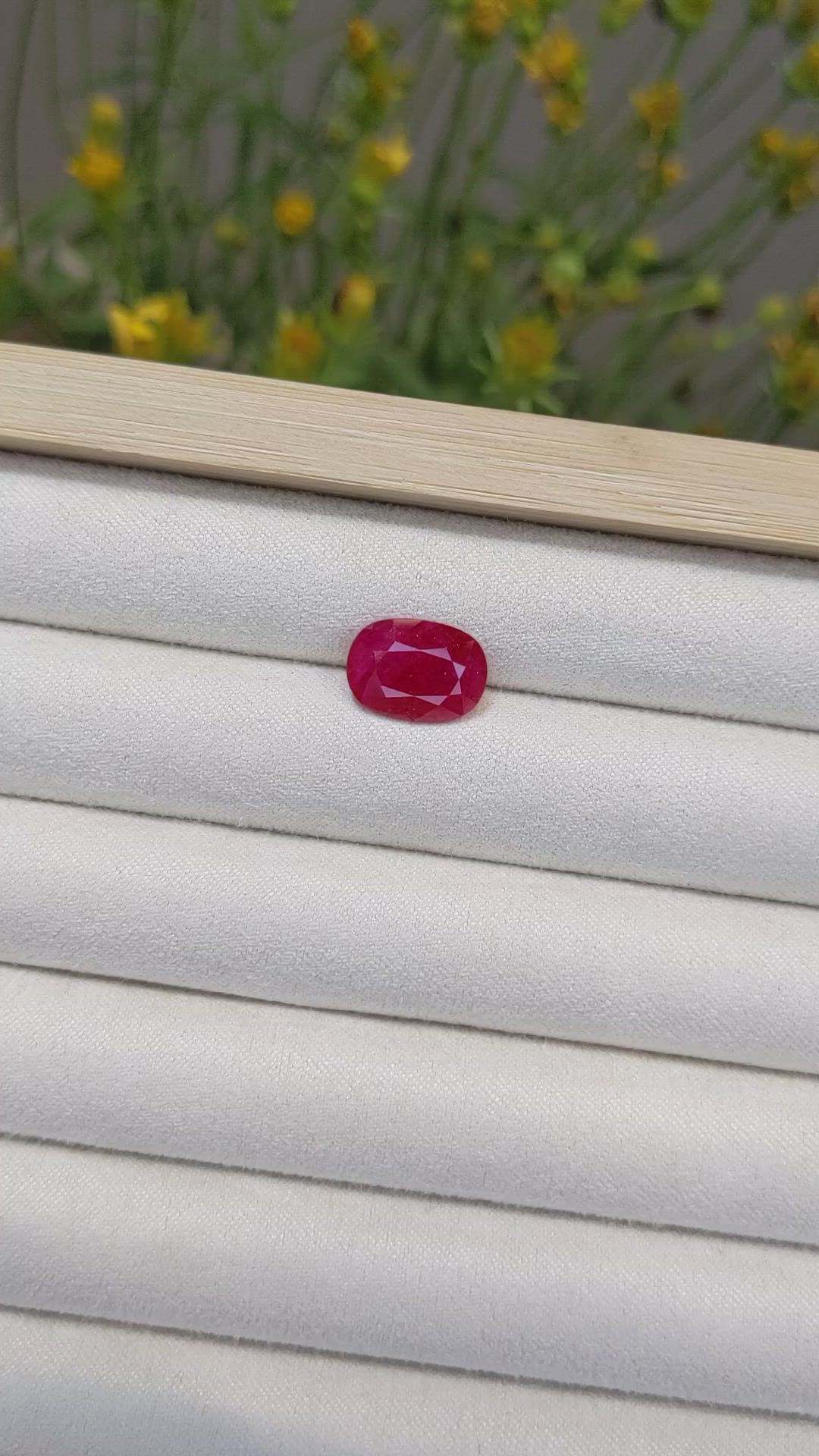5.27 Ct. Ruby from Mozambique Size Video