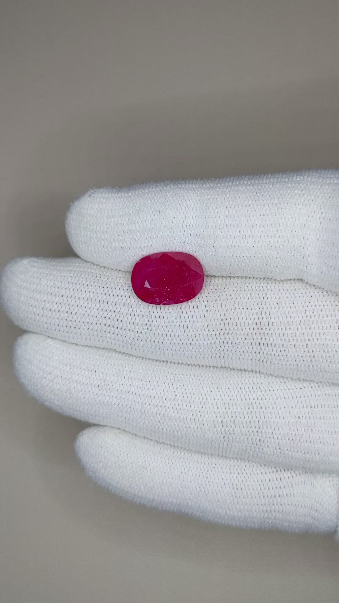5.27 Ct. Ruby from Mozambique Size Video