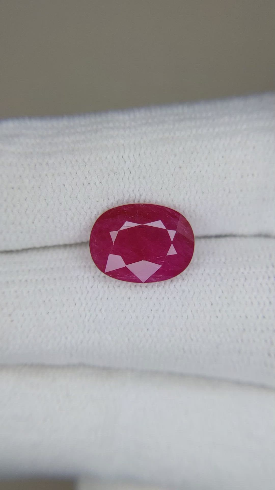 3.75 Ct. Ruby from Mozambique Size Video