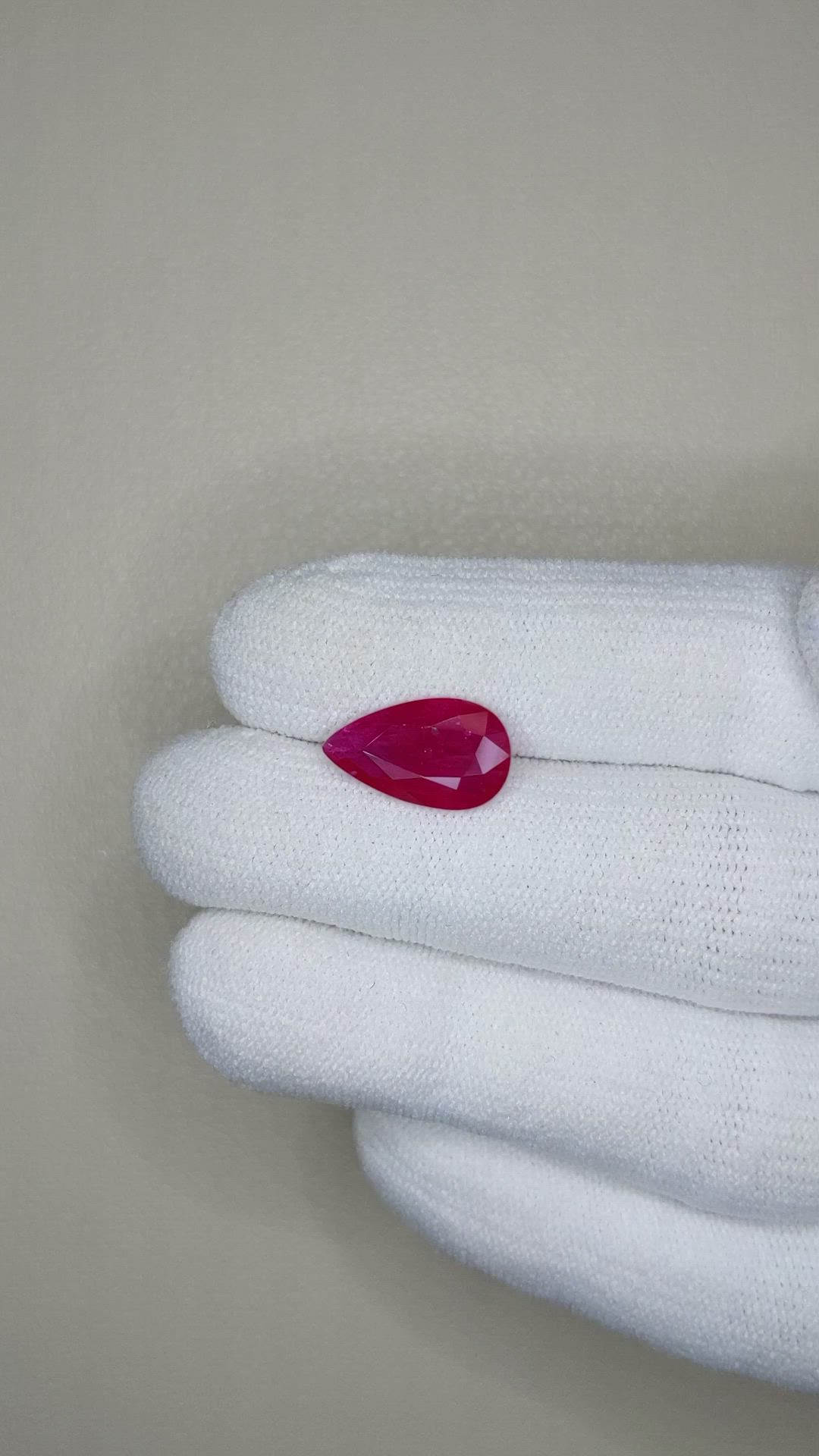 2.70 Ct. Ruby from Mozambique Size Video
