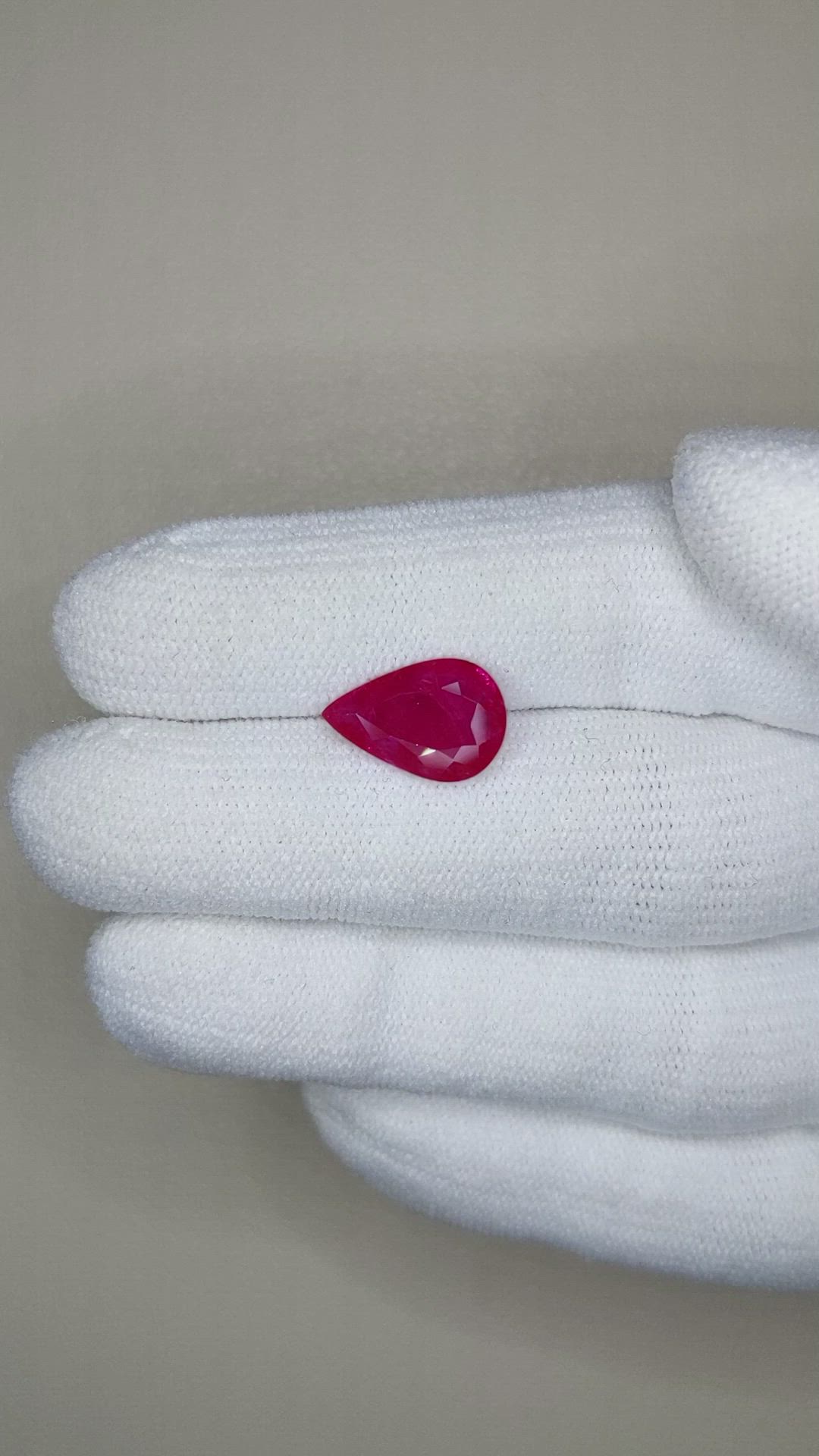 2.49 Ct. Ruby from Mozambique Size Video
