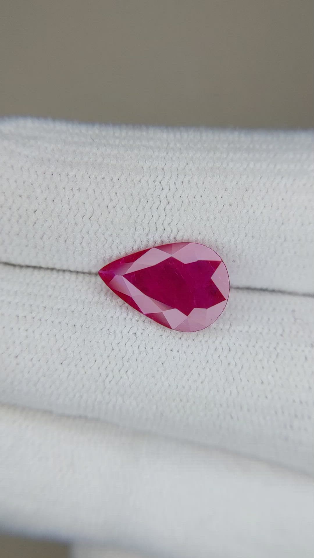 2.49 Ct. Ruby from Mozambique Size Video