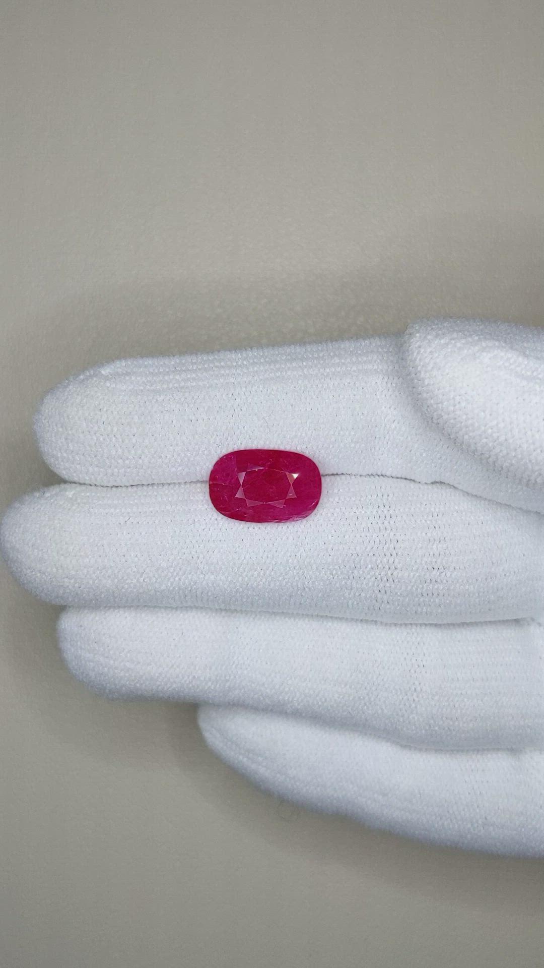 3.31 Ct. Ruby from Mozambique Size Video