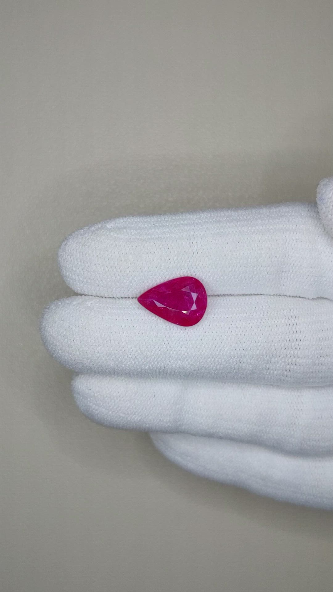 2.91 Ct. Ruby from Mozambique Size Video