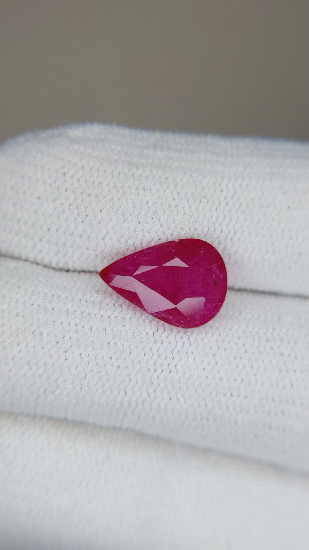 2.76 Ct. Ruby from Mozambique Size Video