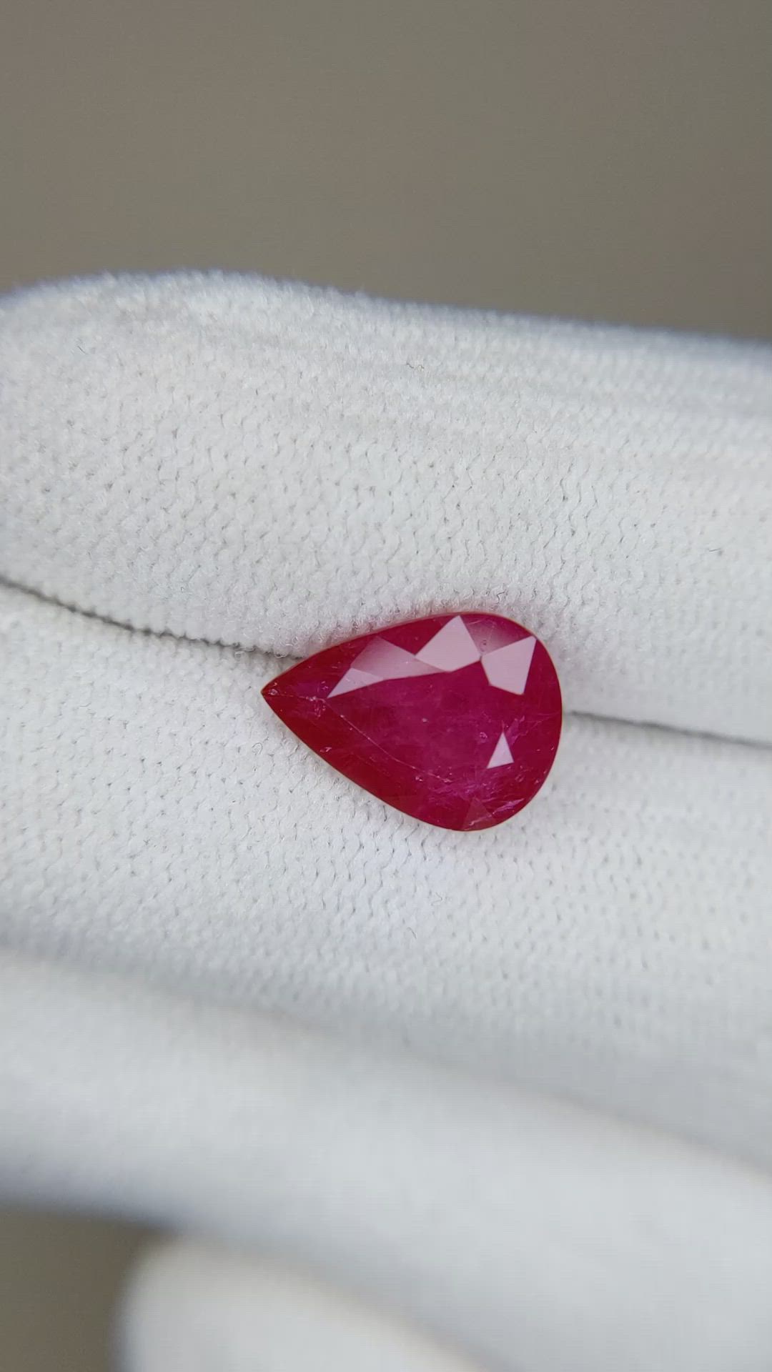 3.19 Ct. Ruby from Mozambique Size Video
