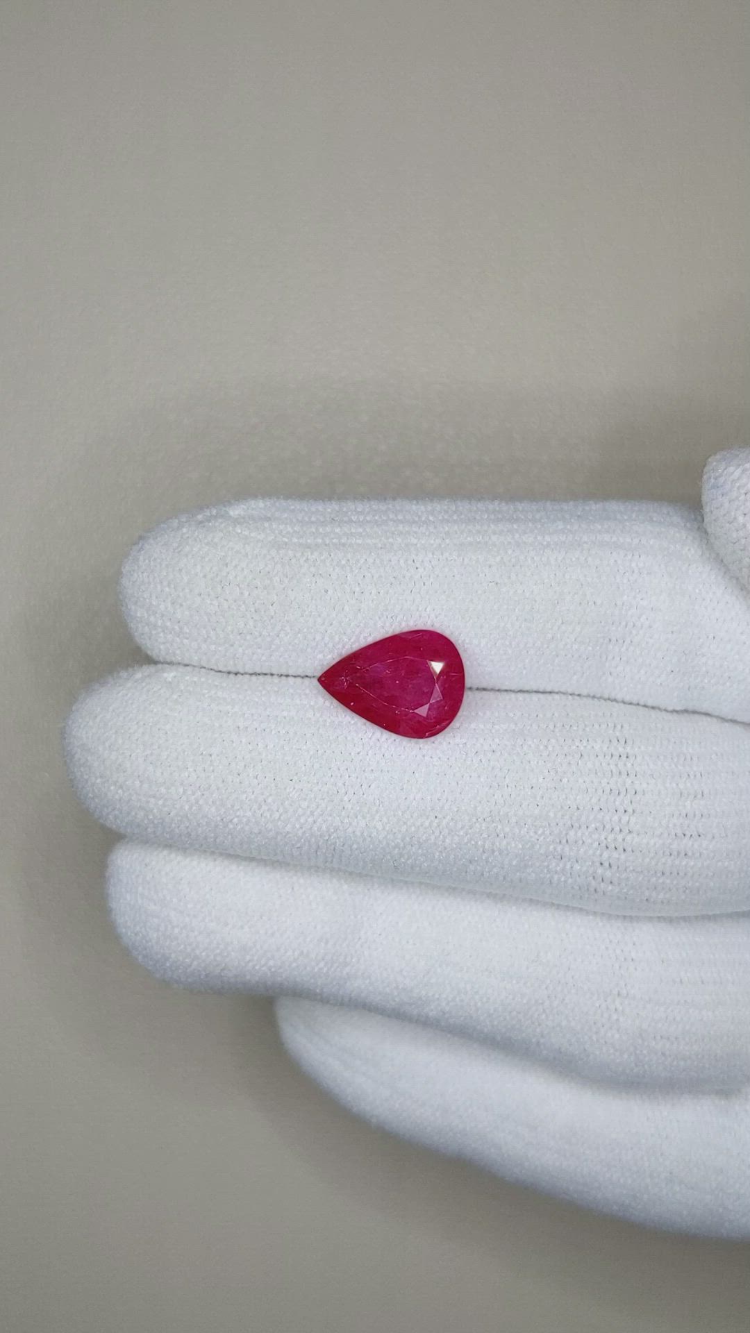 3.19 Ct. Ruby from Mozambique Size Video