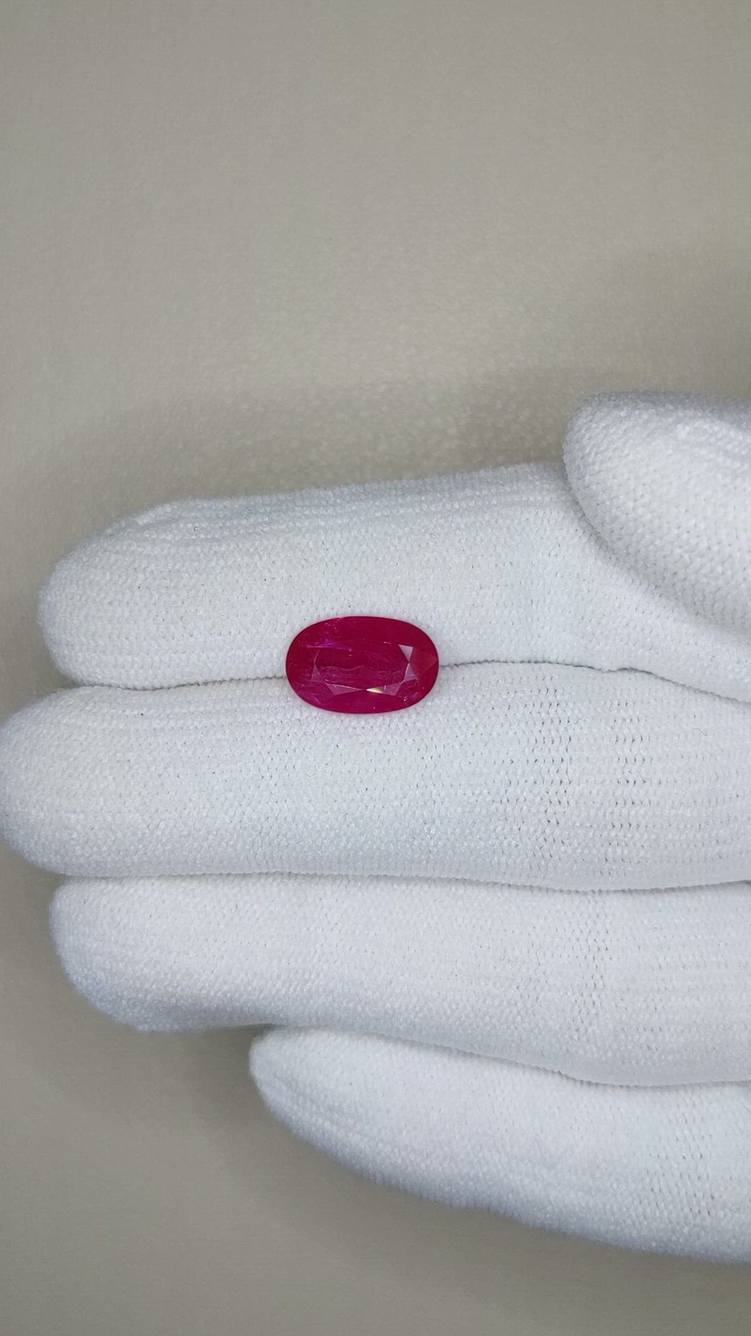 2.85 Ct. Ruby from Mozambique Size Video