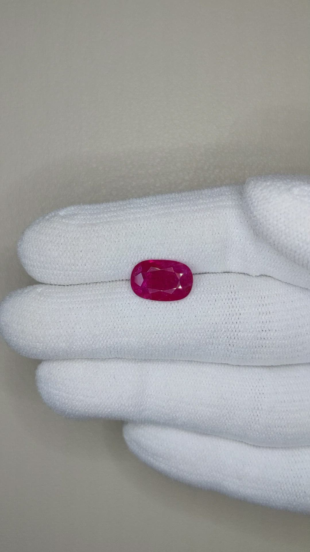 2.58 Ct. Ruby from Mozambique Size Video