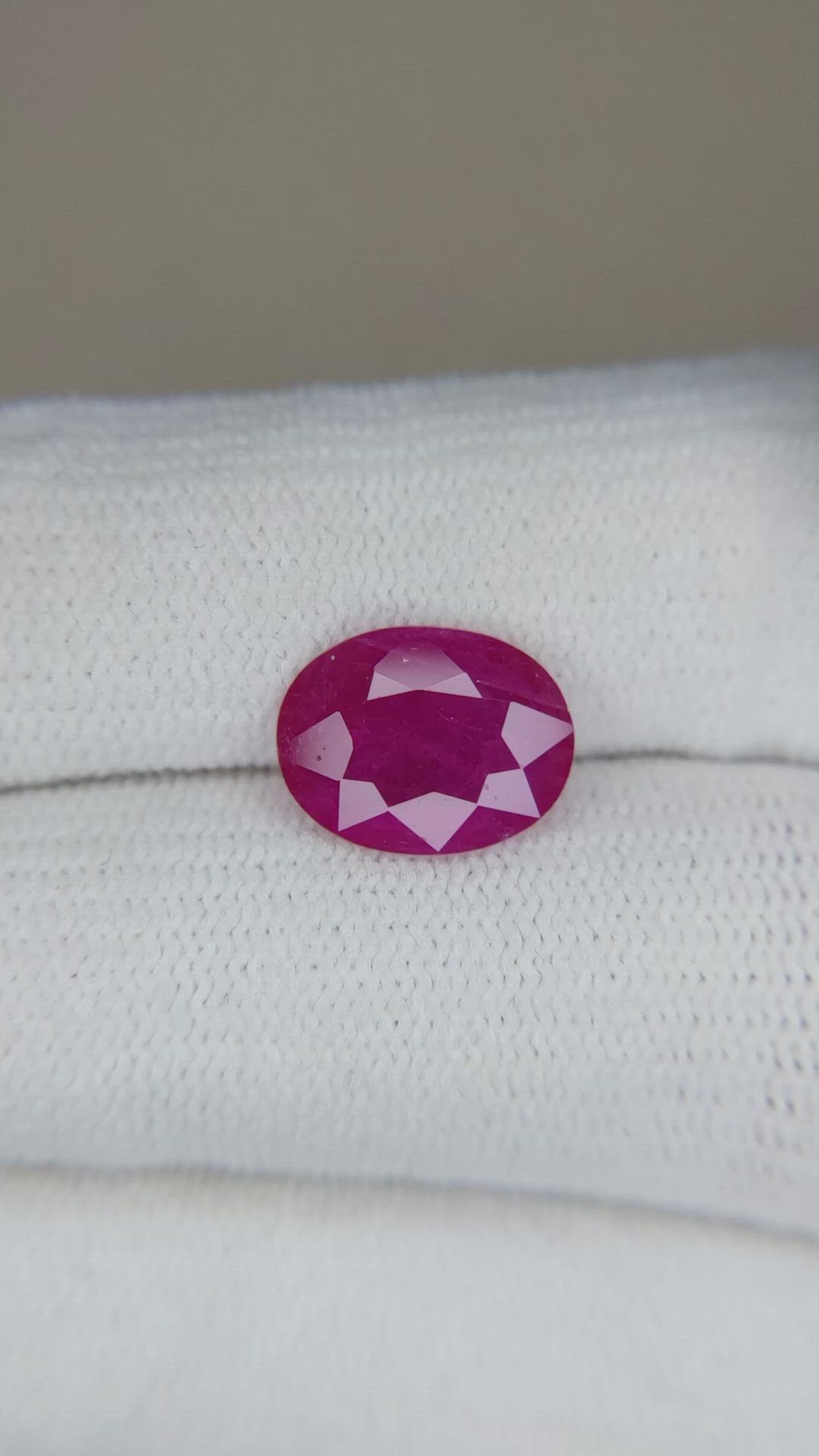 2.67 Ct. Ruby from Mozambique Size Video